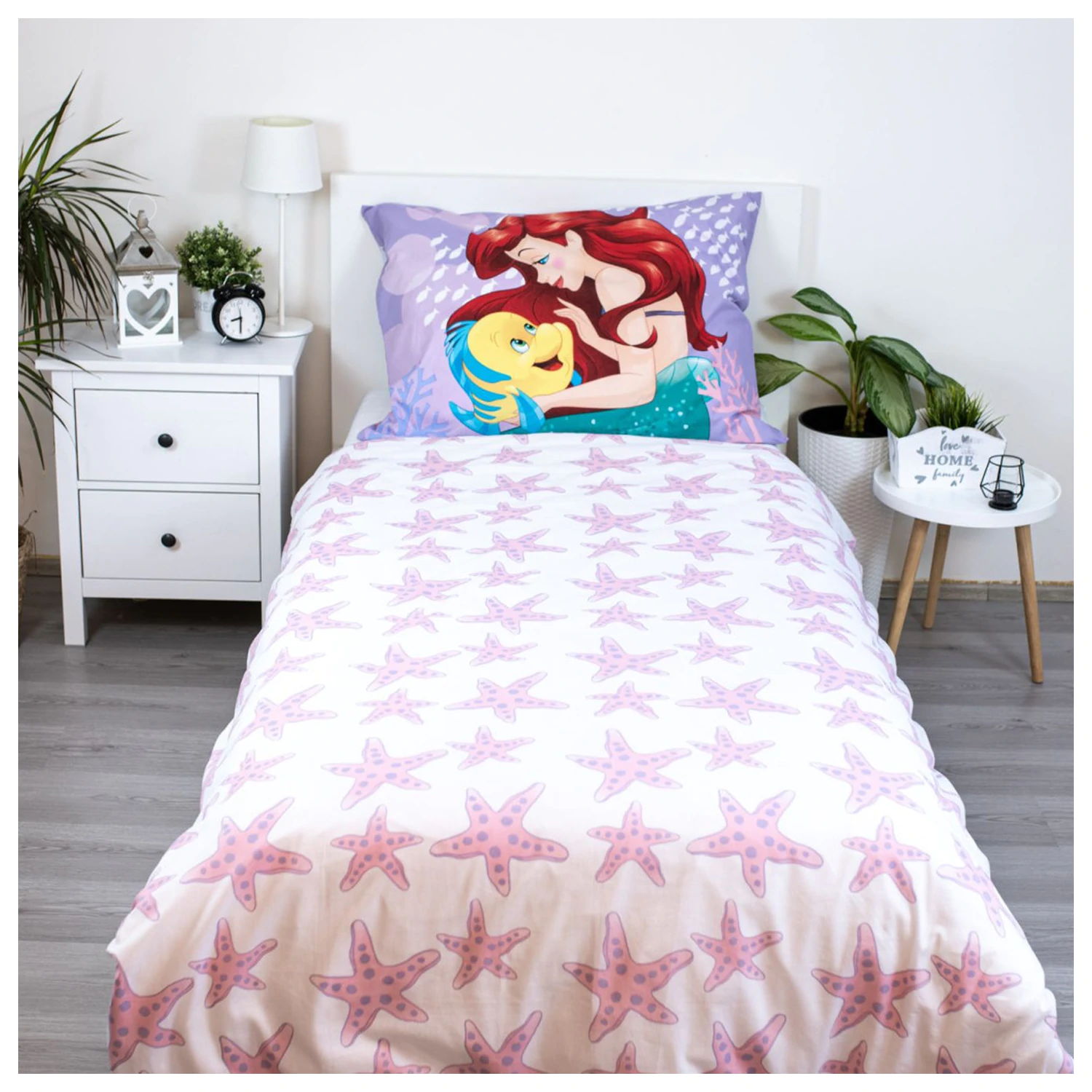 Disney Princess Ariel Pink Poszewka na kołdrę zdjęcie produktu