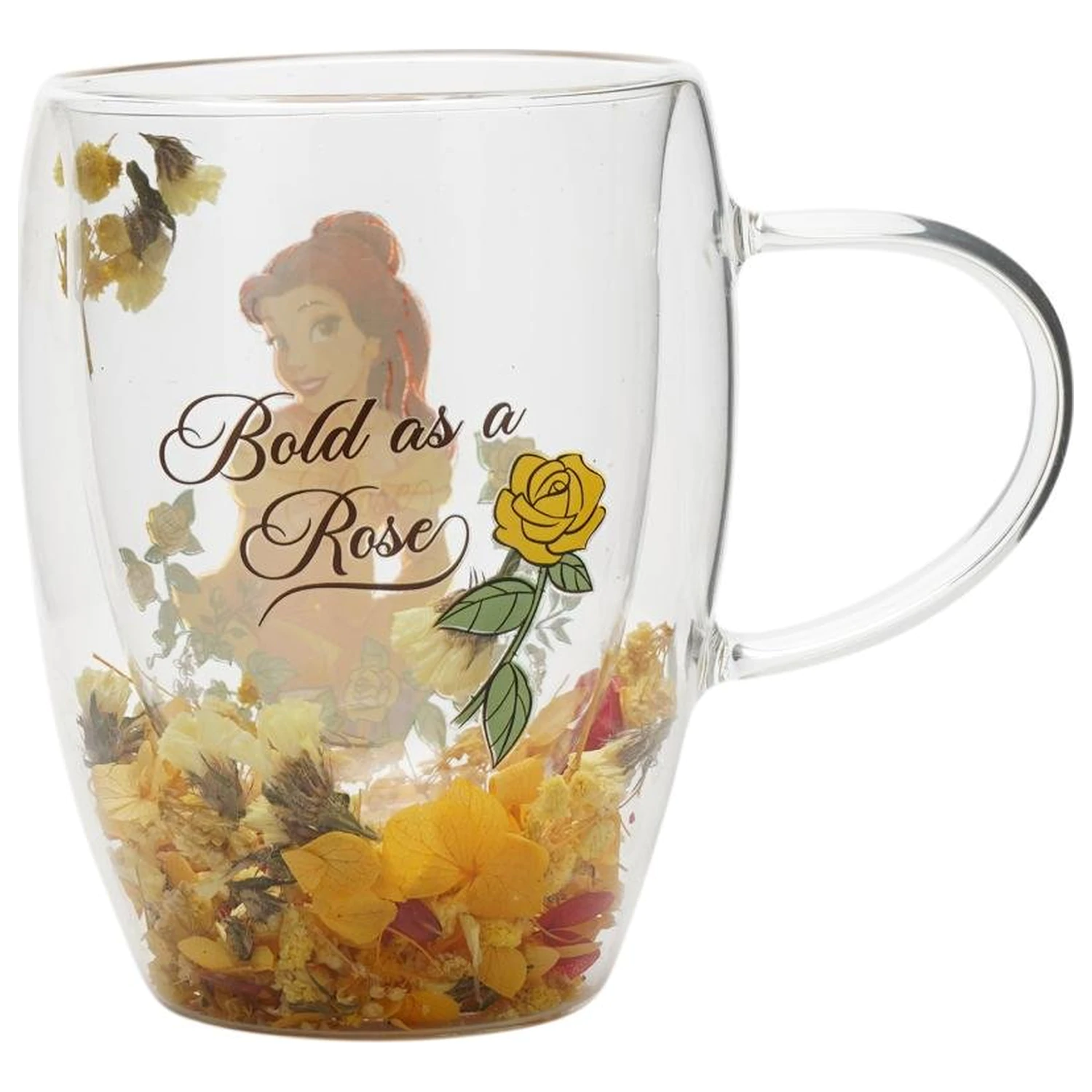 Disney Princess Belle szklanka z suszonymi kwiatami 300 ml zdjęcie produktu