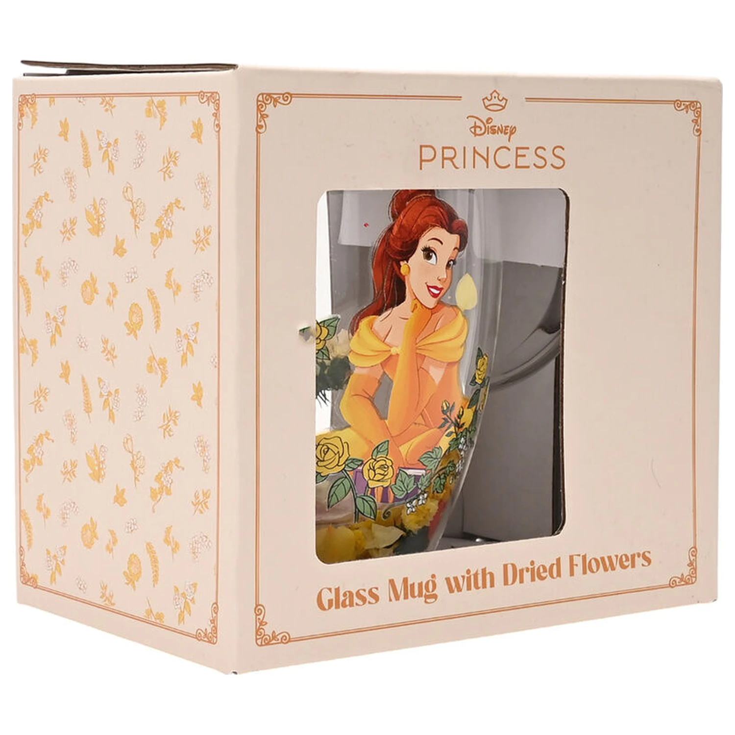 Disney Princess Belle szklanka z suszonymi kwiatami 300 ml zdjęcie produktu