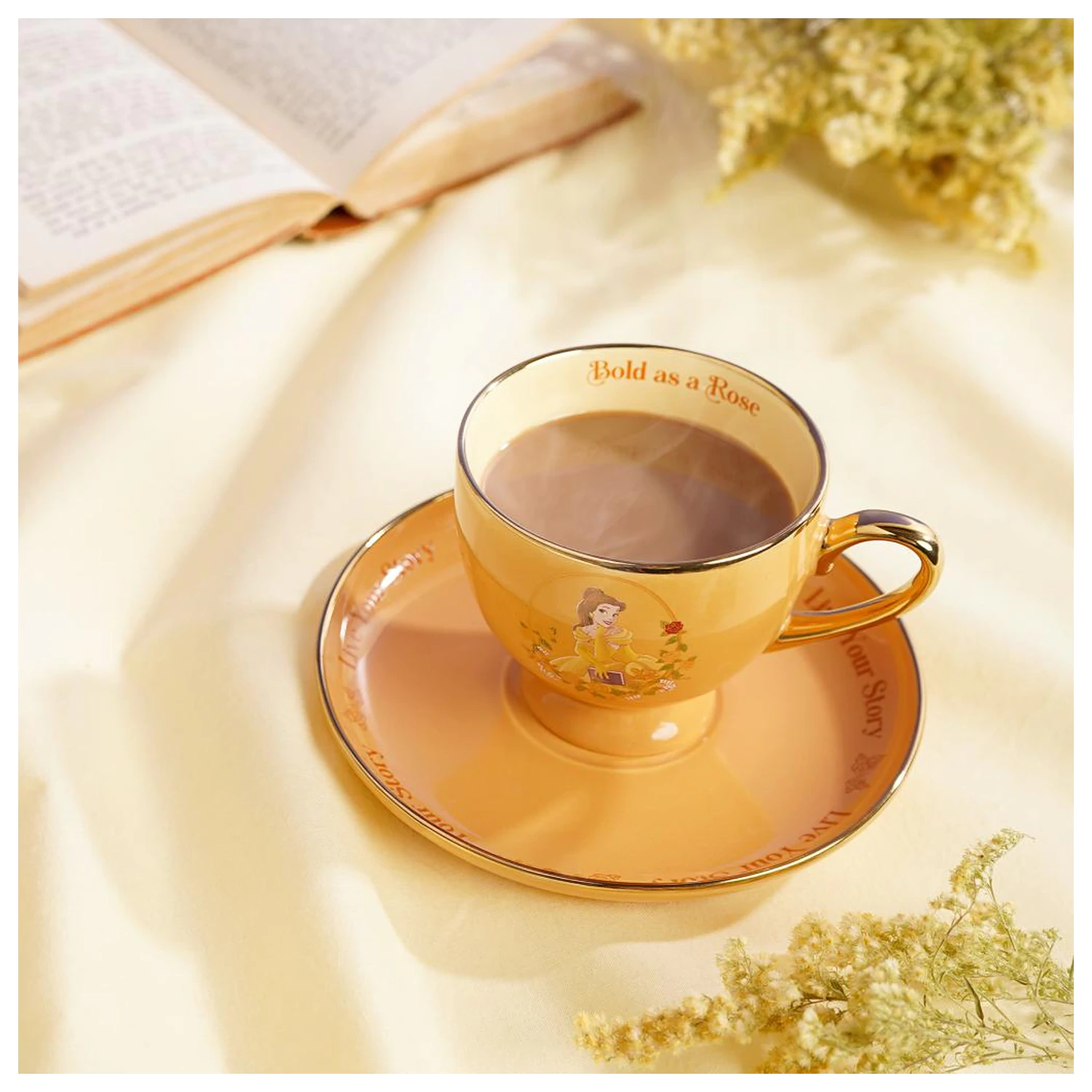 Disney Princess Belle filiżanka herbaty + spodek  zdjęcie produktu