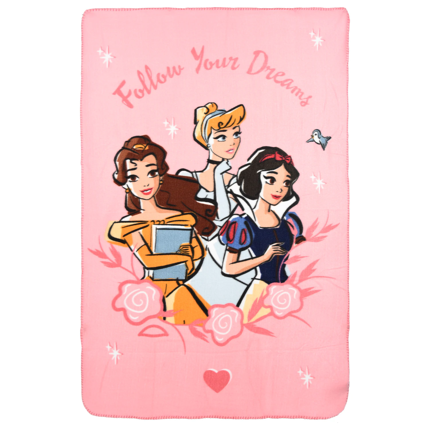 Disney Princesses Follow Your Dreams polarowy koc zdjęcie produktu