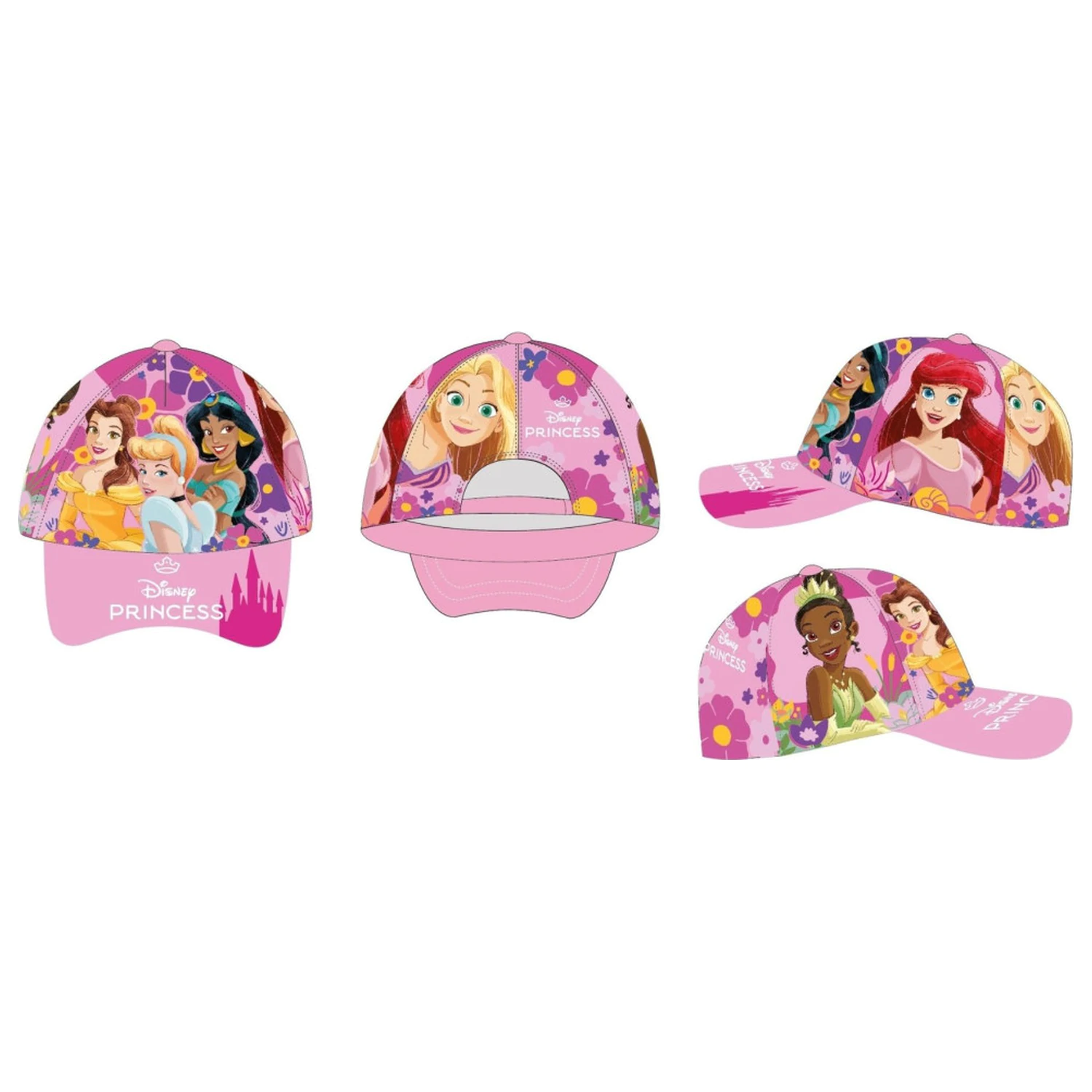 Czapka z daszkiem dla dzieci Disney Princesses Friendship 53 cm zdjęcie produktu