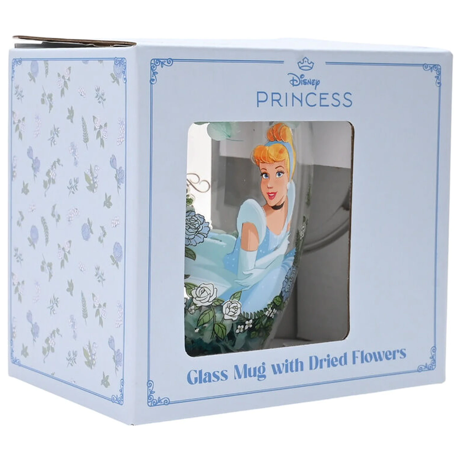 Disney Princess Cinderella szklanka z suszonymi kwiatami 300 ml zdjęcie produktu