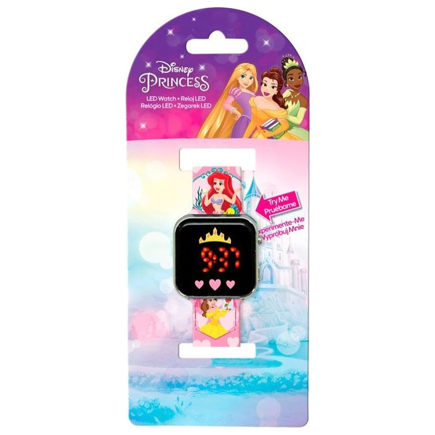 Disney Princess Heart Cyfrowy LED Zegarek na rękę zdjęcie produktu