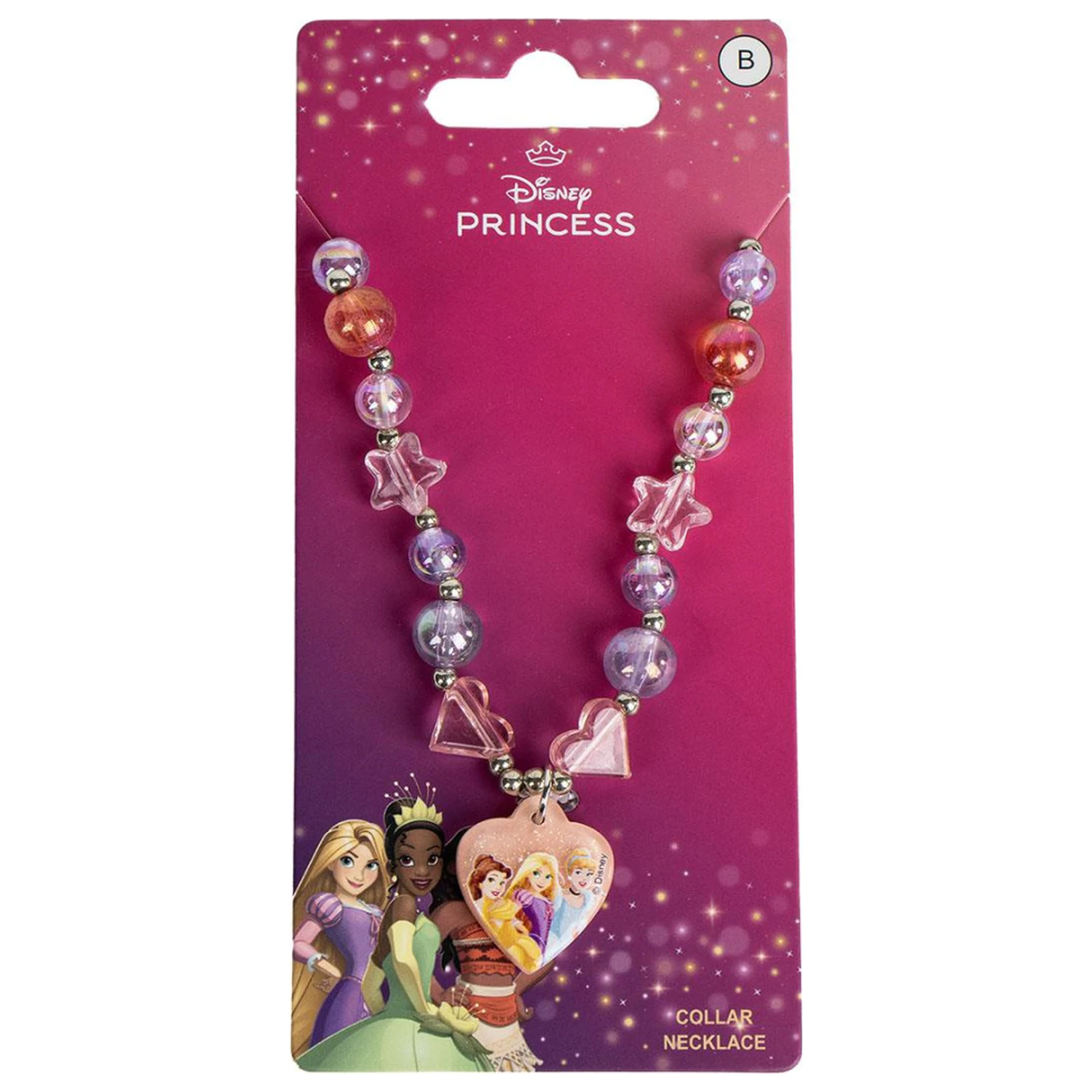 Disney Princess Naszyjnik z koralikami w kształcie serca zdjęcie produktu
