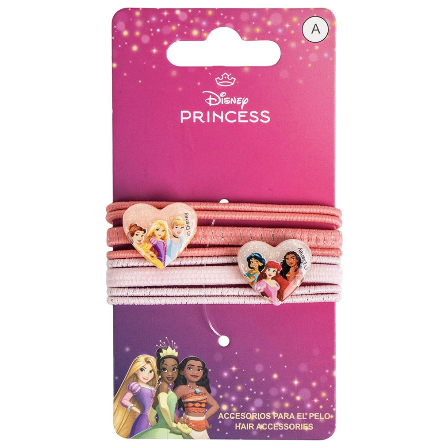 Disney Princesses Heart Zestaw gumek do włosów 8 szt. zdjęcie produktu