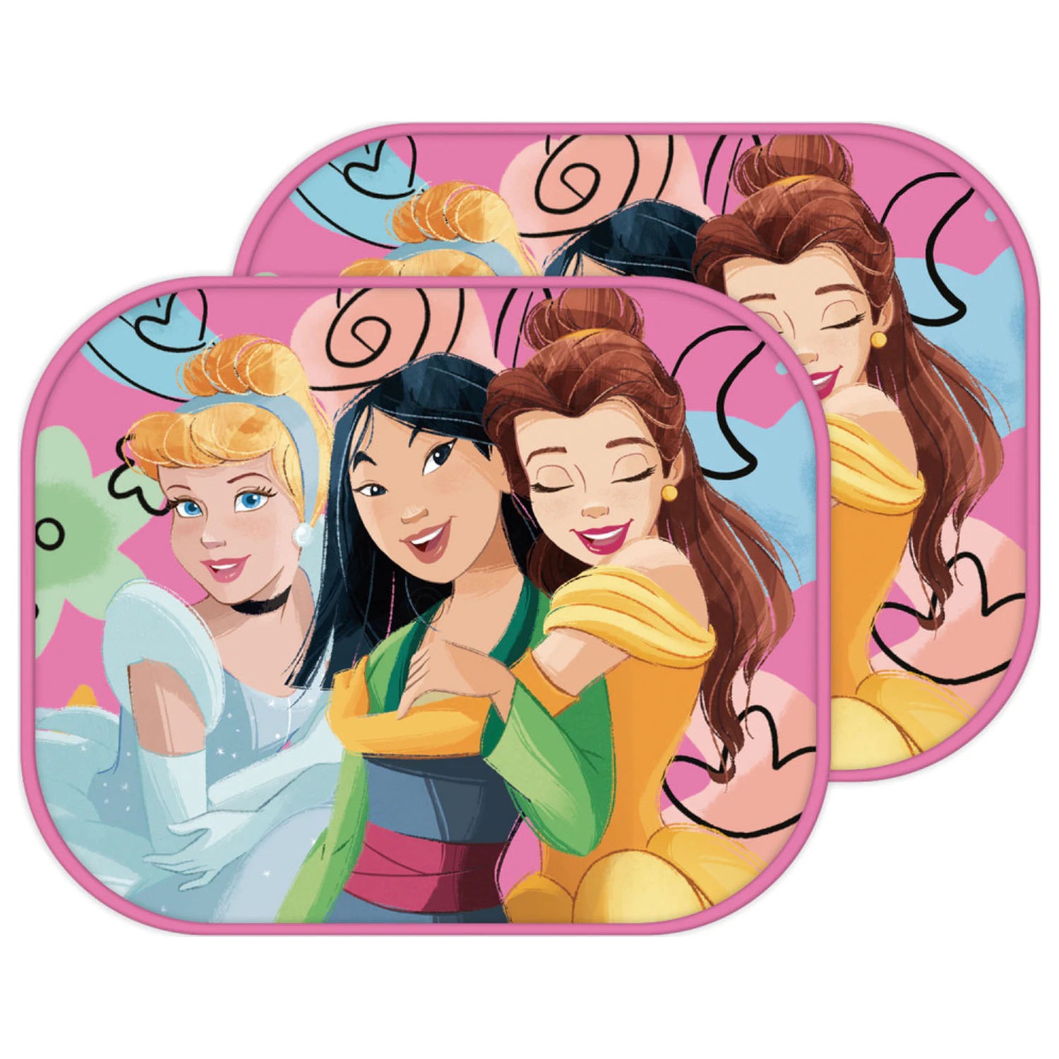 Disney Princess Hug Car Sunshade - 2 sztuki zdjęcie produktu