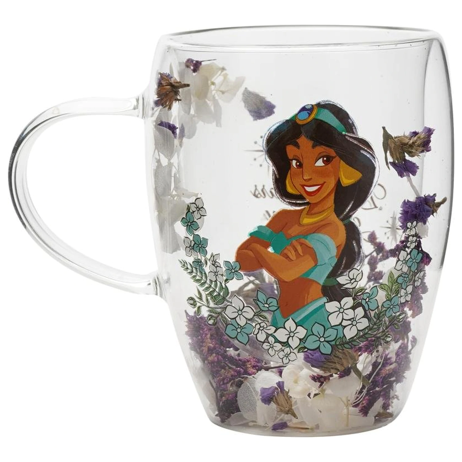 Disney Princess Jasmine Szklanka z suszonymi kwiatami 300 ml zdjęcie produktu
