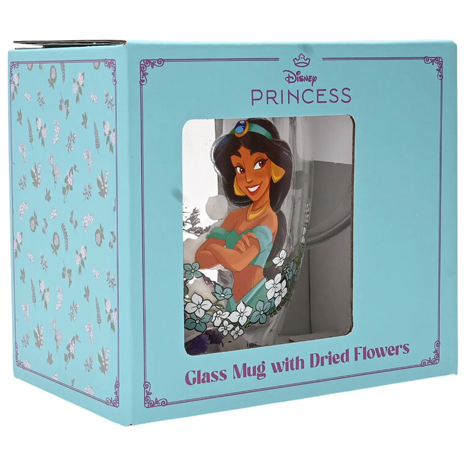 Disney Princess Jasmine Szklanka z suszonymi kwiatami 300 ml zdjęcie produktu