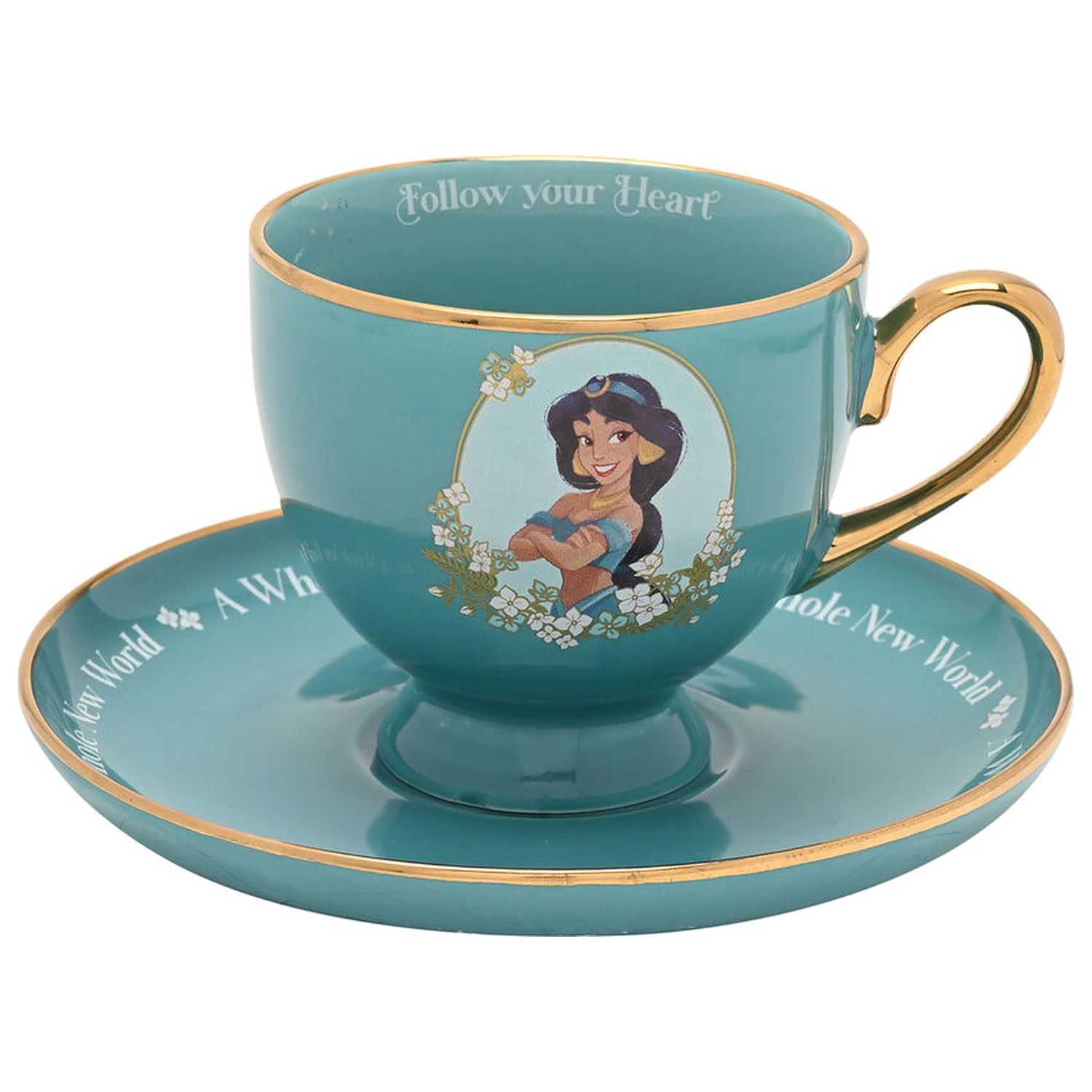 Disney Princess Jasmine filiżanka do herbaty ze spodkiem zdjęcie produktu