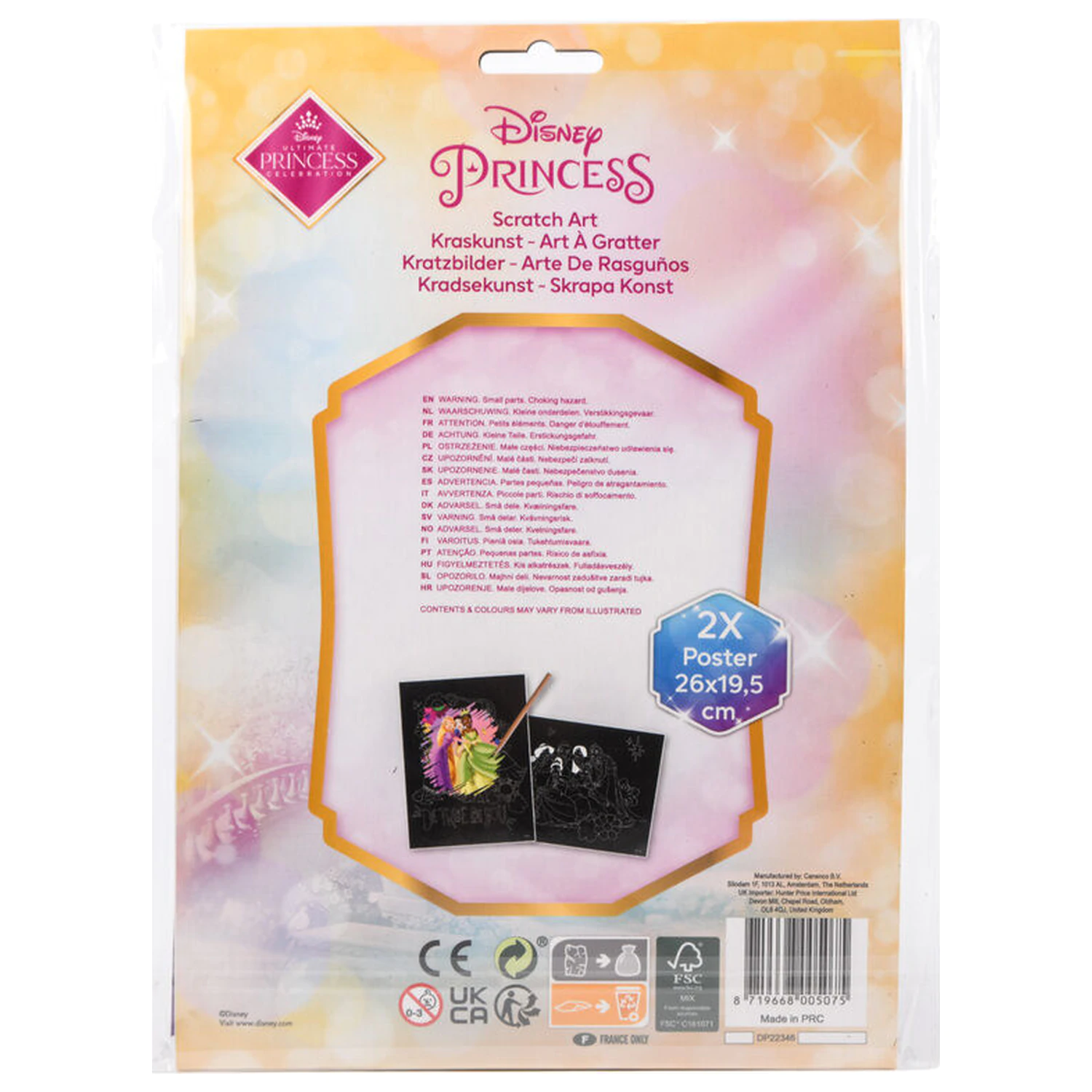 Disney Księżniczki zestaw do drapania zdjęcie produktu