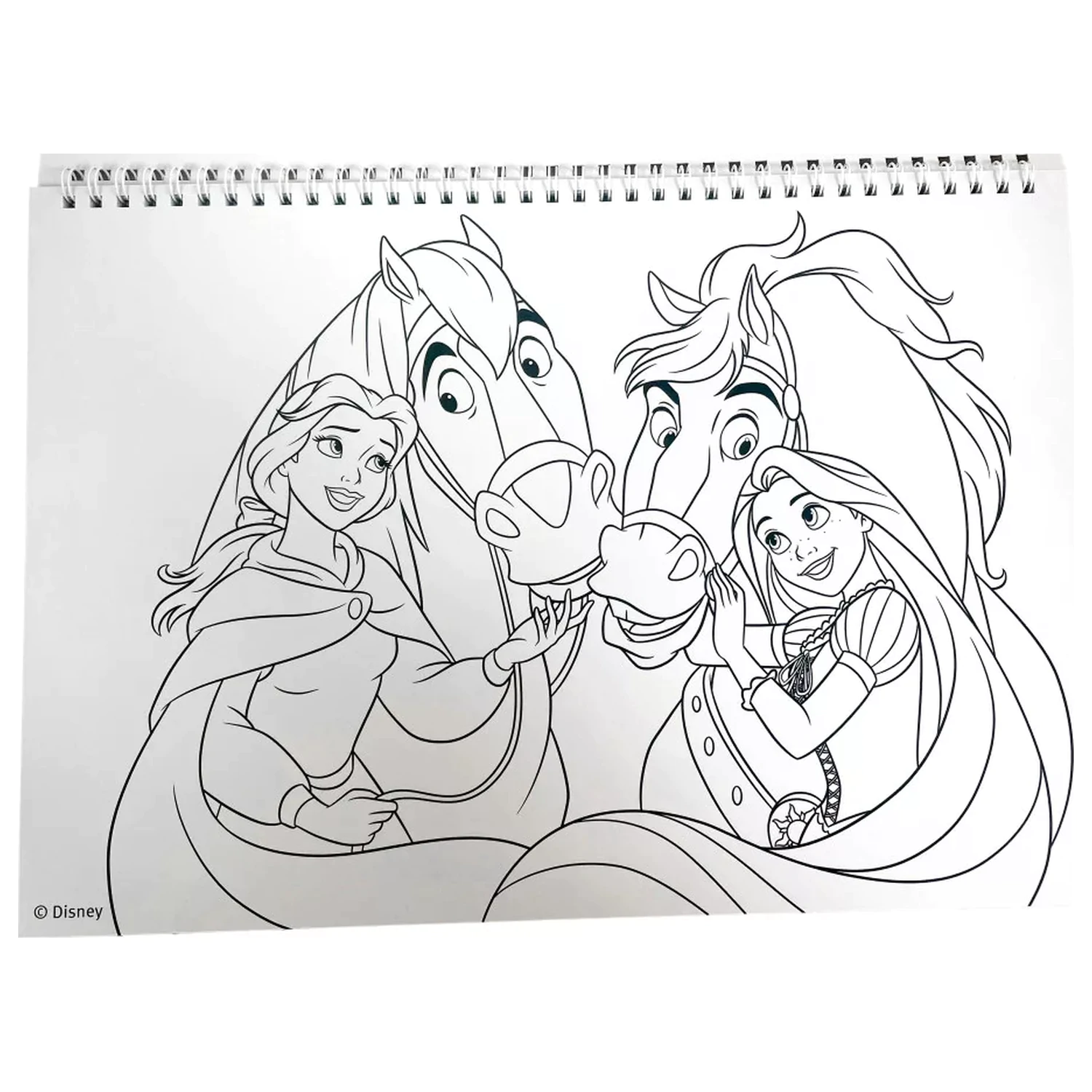 Szkicownik spiralny Disney Princesses Life A/4, 40 arkuszy, z naklejkami zdjęcie produktu