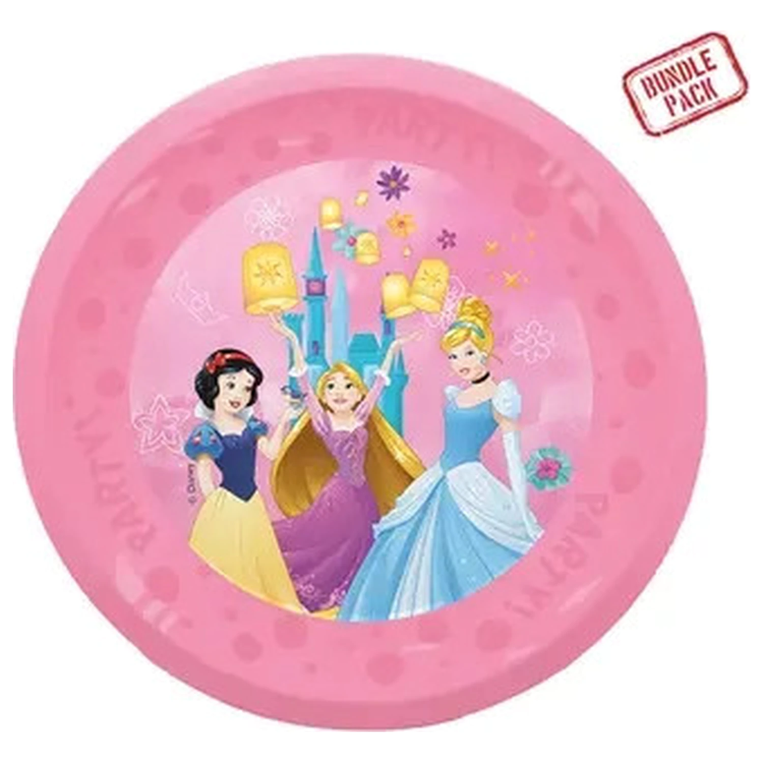 Disney Princess Live Your Story mikro premium plastikowy płaski talerz zestaw 4-częściowy 21 cm zdjęcie produktu