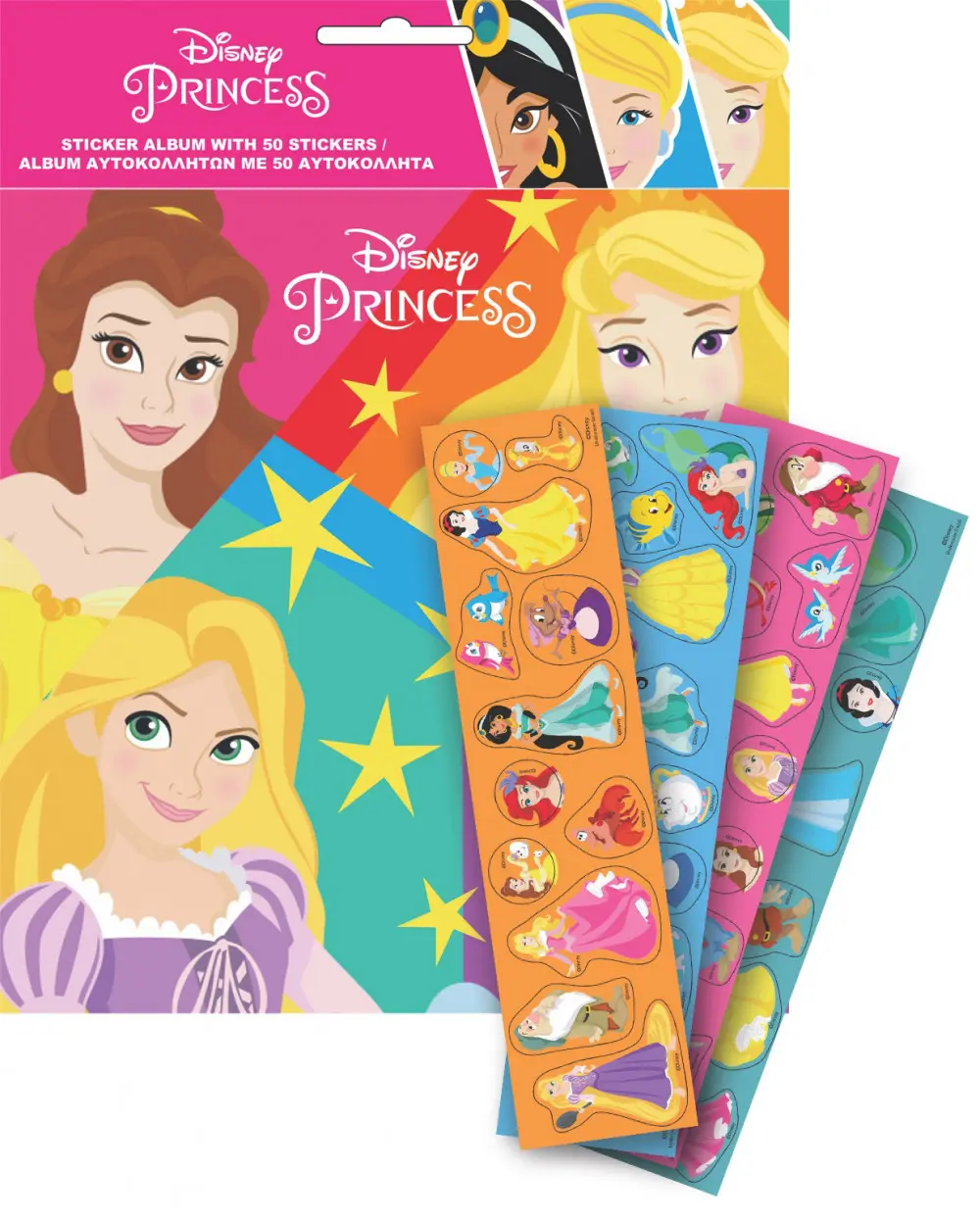 Disney Princess Album na Naklejki z 50 Naklejkami zdjęcie produktu