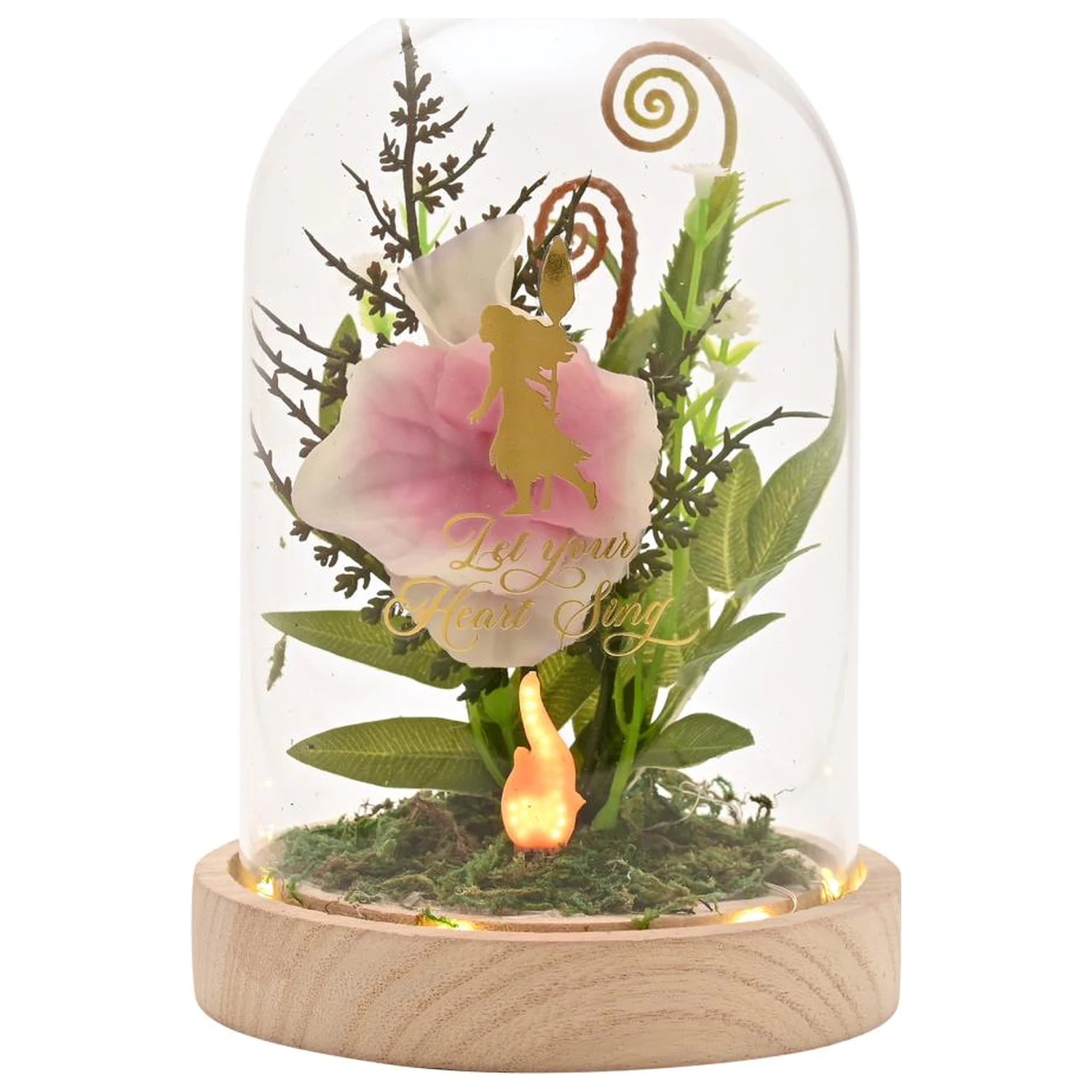 Disney Princess Moana Floral Cloche z neonowym światłem zdjęcie produktu