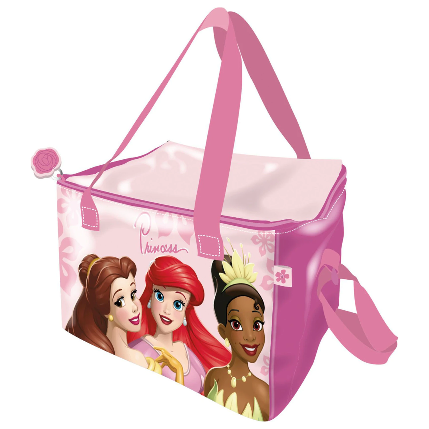 Disney Princesses Różowa termiczna torba na lunch, torba termoizolacyjna zdjęcie produktu