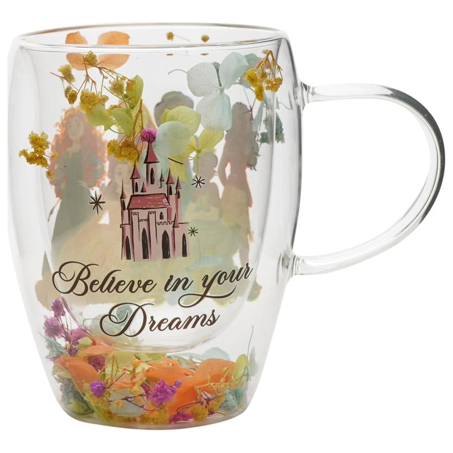 Disney Princess Szklanka z suszonymi kwiatami 300 ml zdjęcie produktu