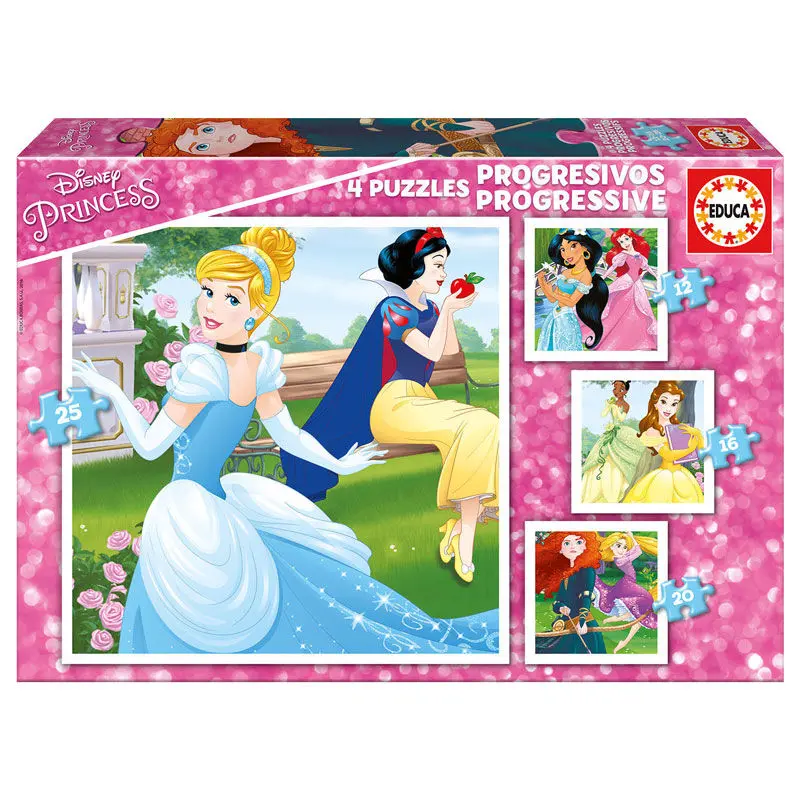 Puzzle Disney Princess 12-16-20-25 elementów zdjęcie produktu