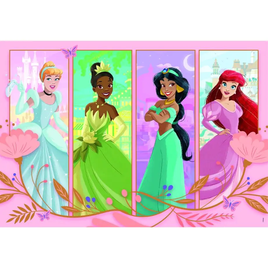 Puzzle Disney Princess 2x60 elementów zdjęcie produktu