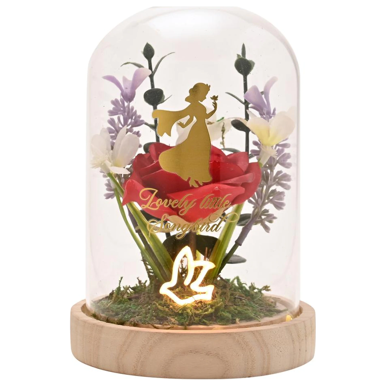Disney Princess Snow White Floral Cloche z neonowym światłem zdjęcie produktu