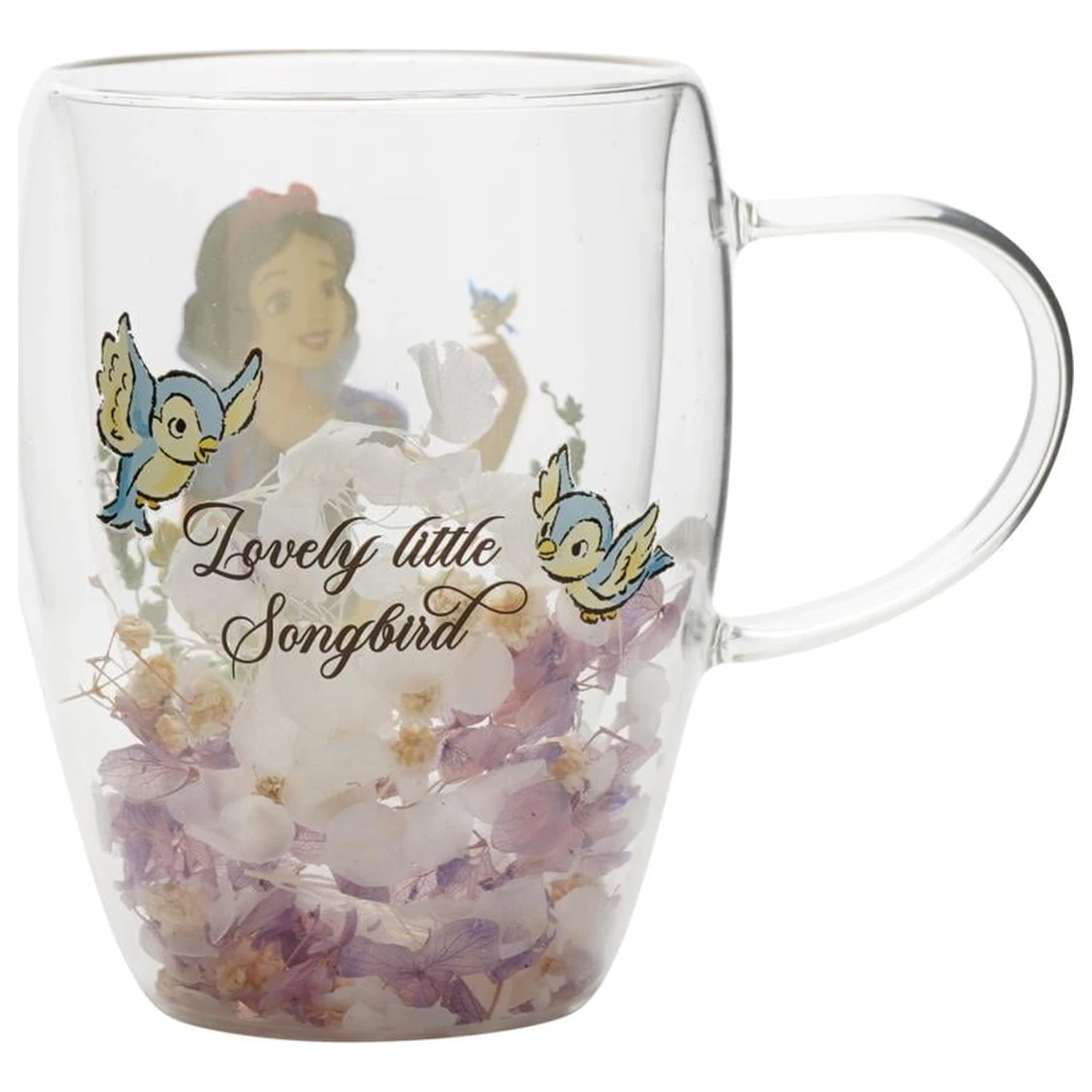 DISNEY PRINCESS Snow White szklanka z suszonymi kwiatami 300ml zdjęcie produktu