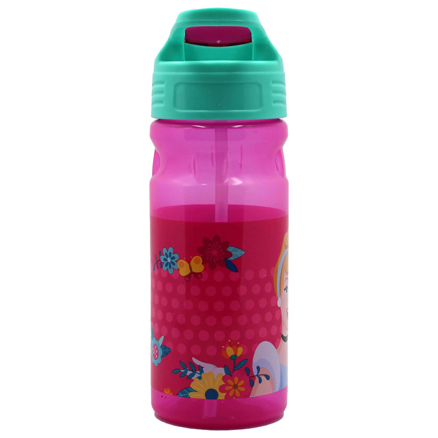 Disney Princesses Spring Plastikowa Butelka na Wodę ze Słomką 500 ml zdjęcie produktu