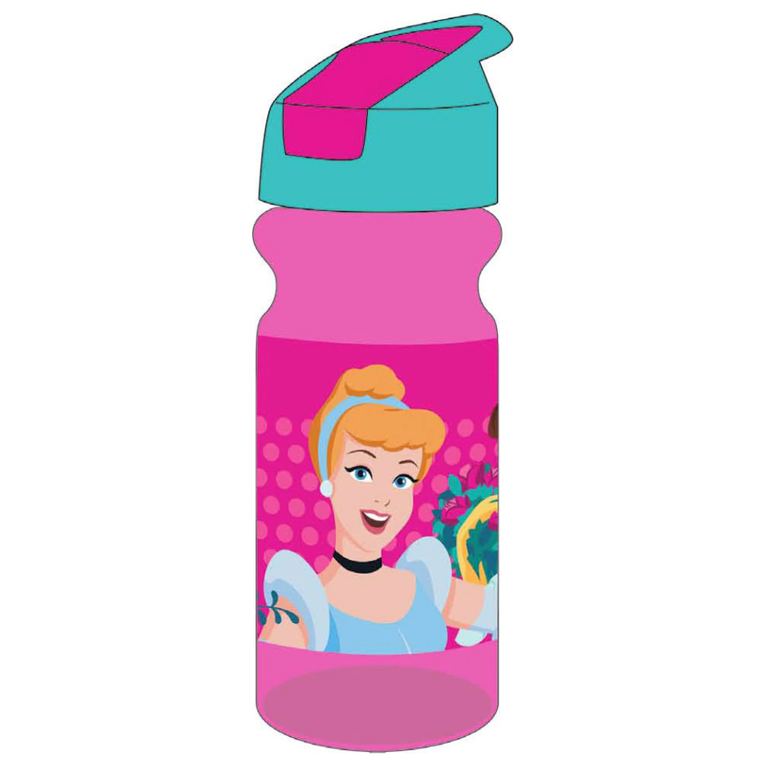 Disney Princesses Spring Plastikowa Butelka na Wodę ze Słomką 500 ml zdjęcie produktu