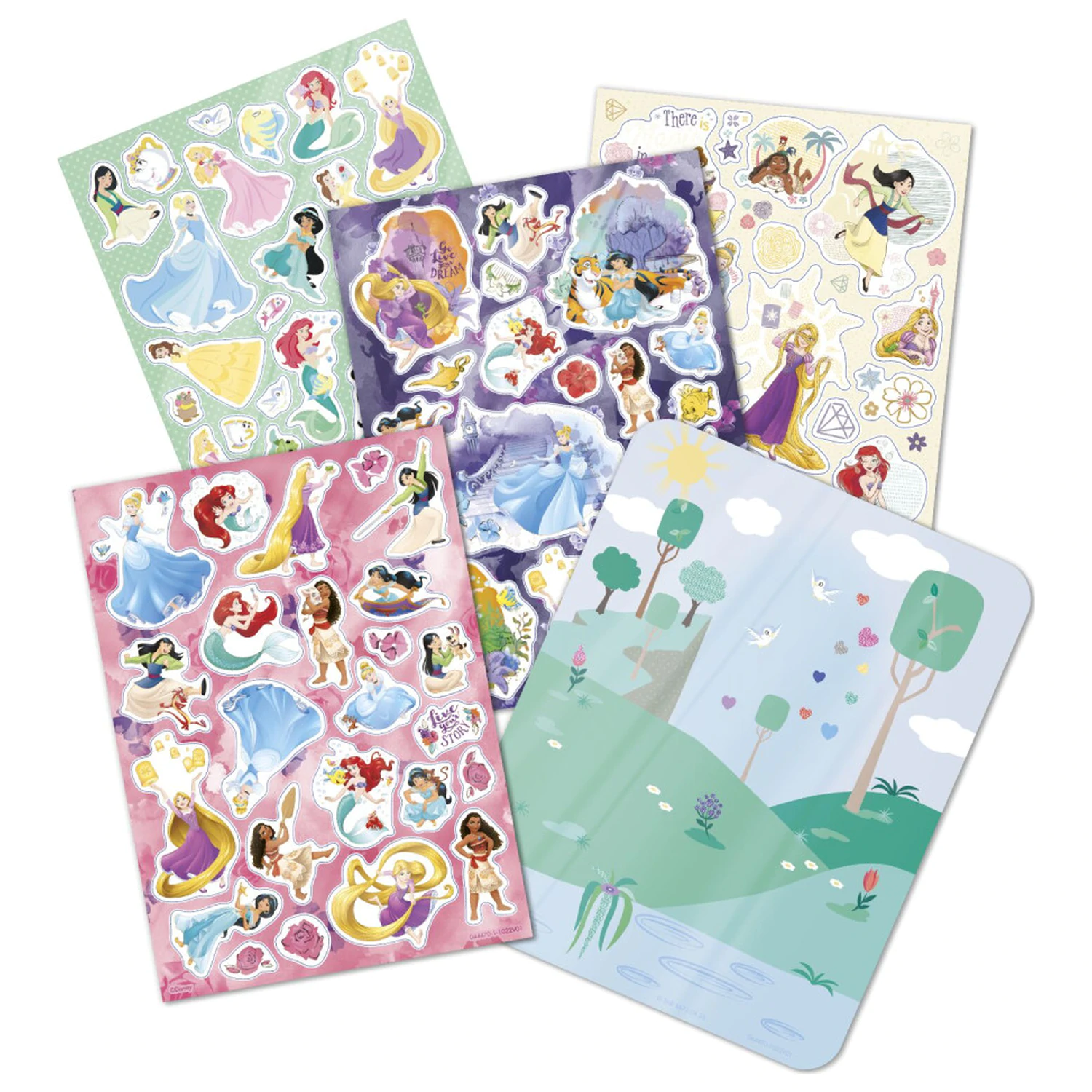 Zestaw naklejek okiennych Disney Princess Story zdjęcie produktu
