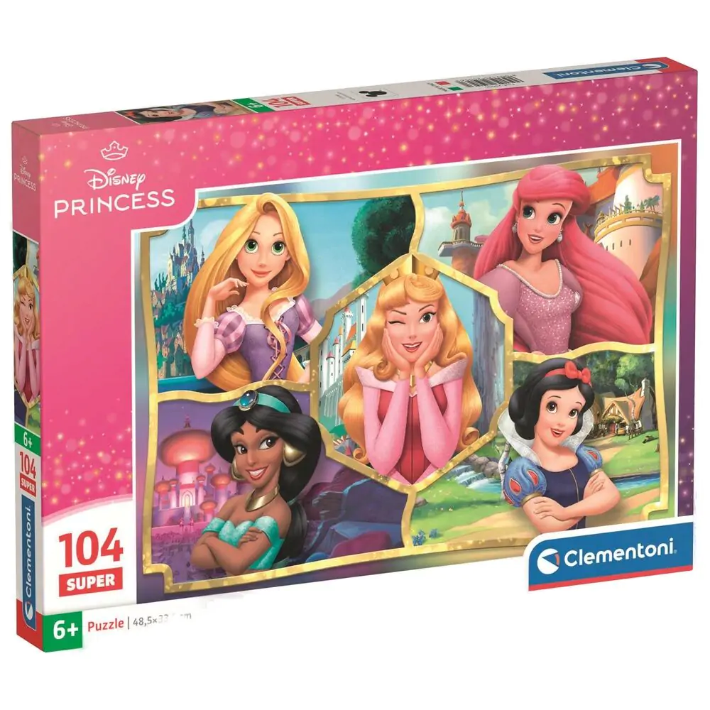 Puzzle Disney Princess super 104 elementy zdjęcie produktu