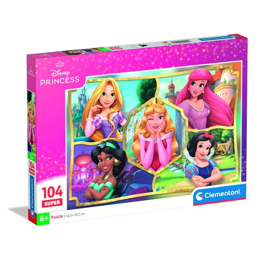 Puzzle Disney Princess super 104 elementy zdjęcie produktu