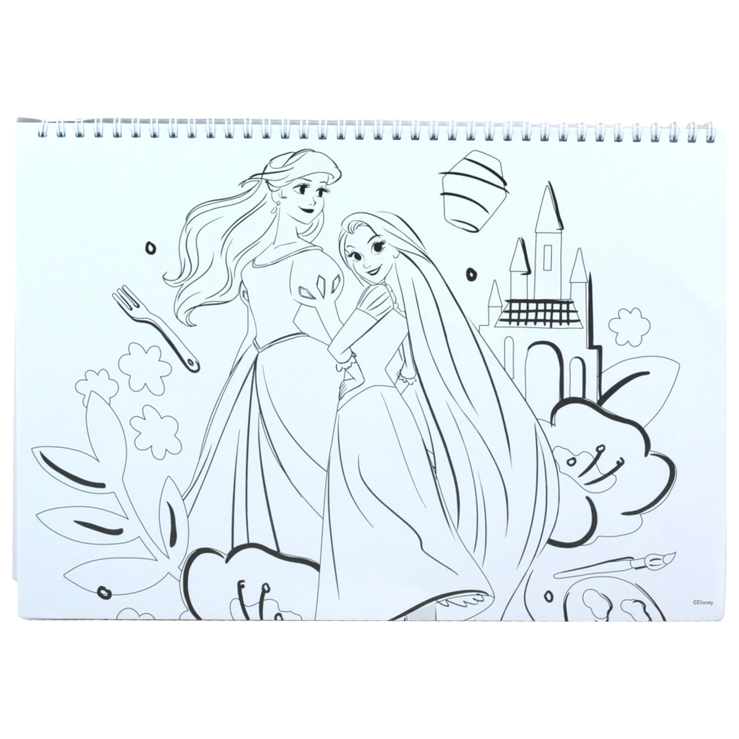 Disney Princess Your World A/4 Spiralny Szkicownik 40 Arkuszy z Naklejkami zdjęcie produktu