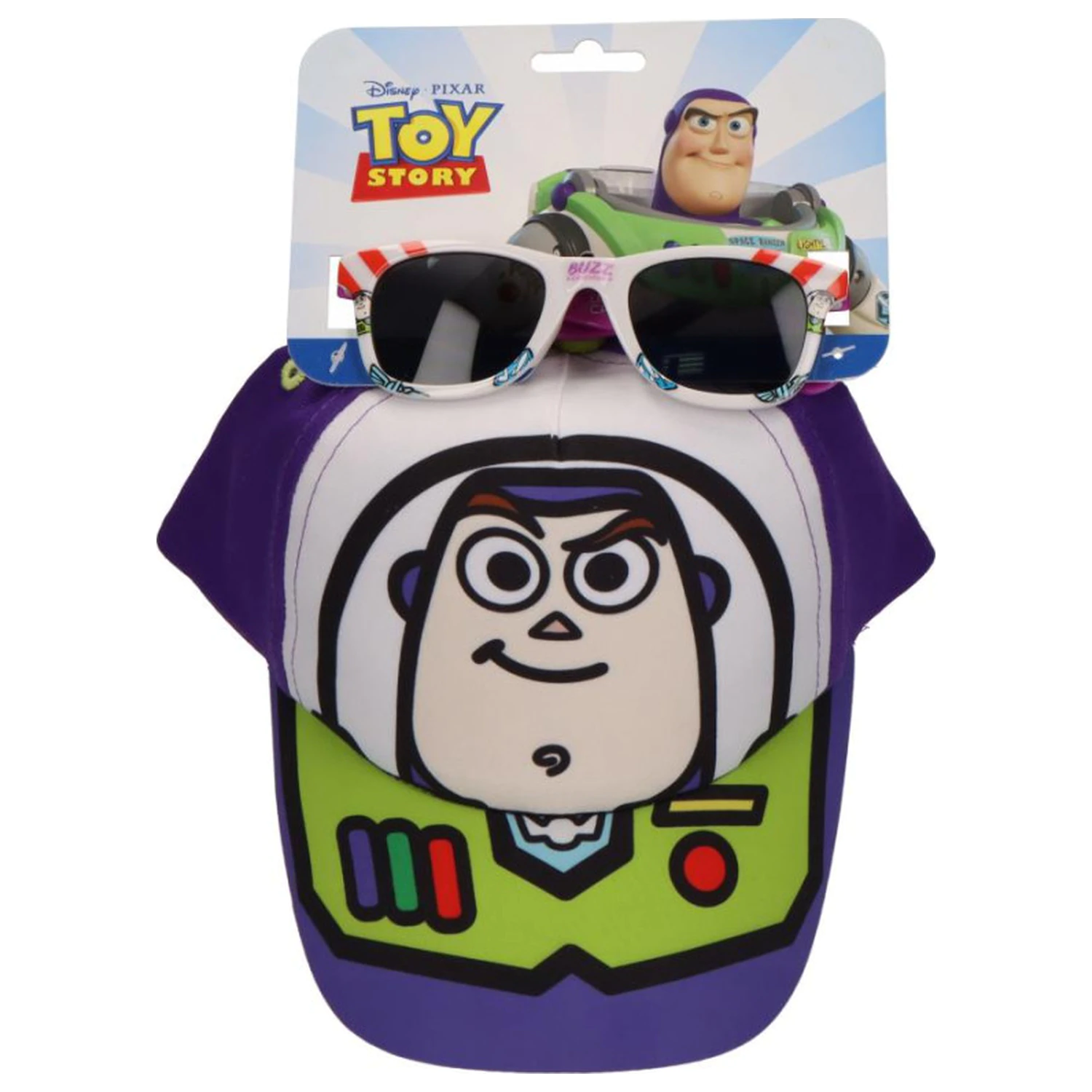 Disney Toy Story Buzz Zestaw Okularów Przeciwsłonecznych i Czapki z Daszkiem zdjęcie produktu