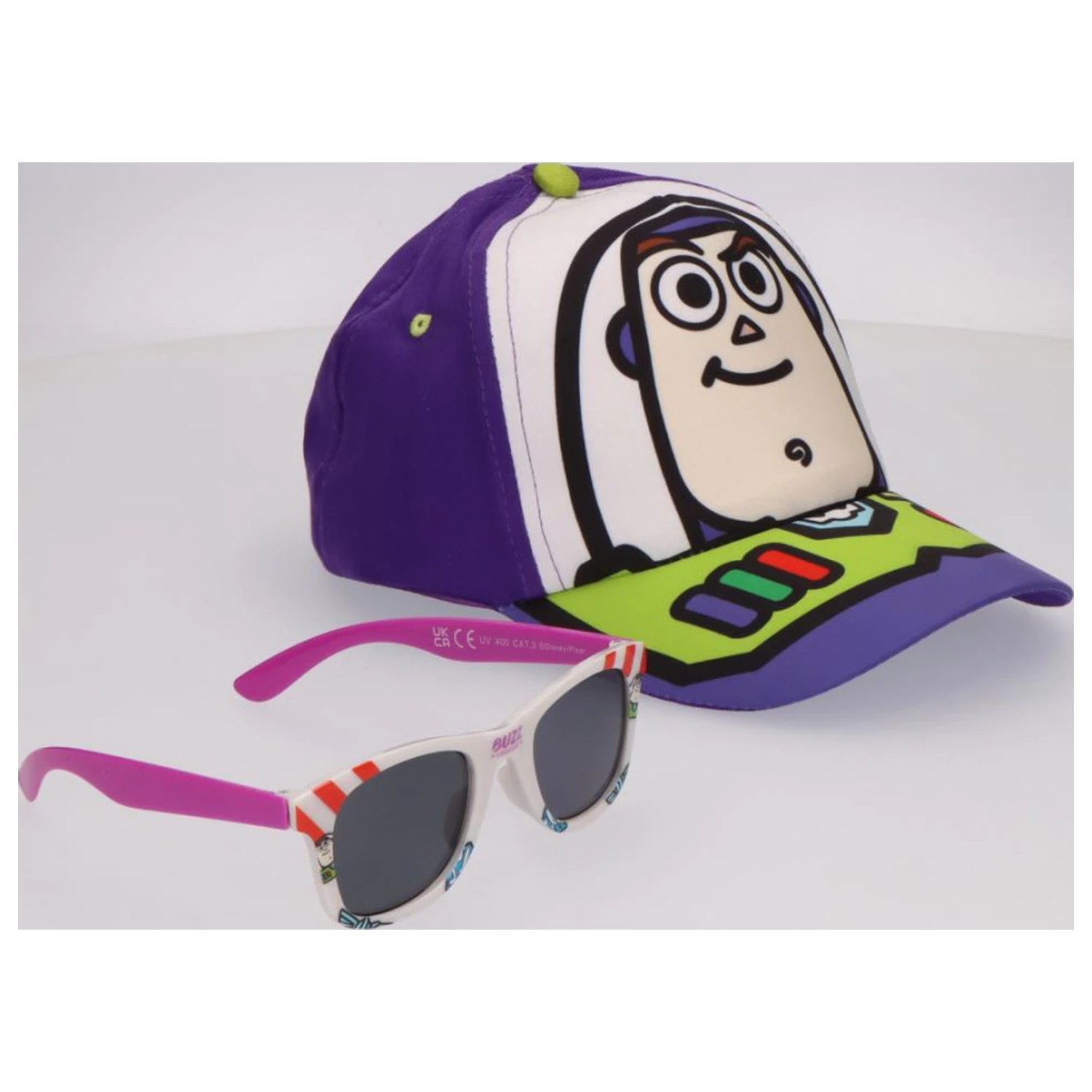 Disney Toy Story Buzz Zestaw Okularów Przeciwsłonecznych i Czapki z Daszkiem zdjęcie produktu