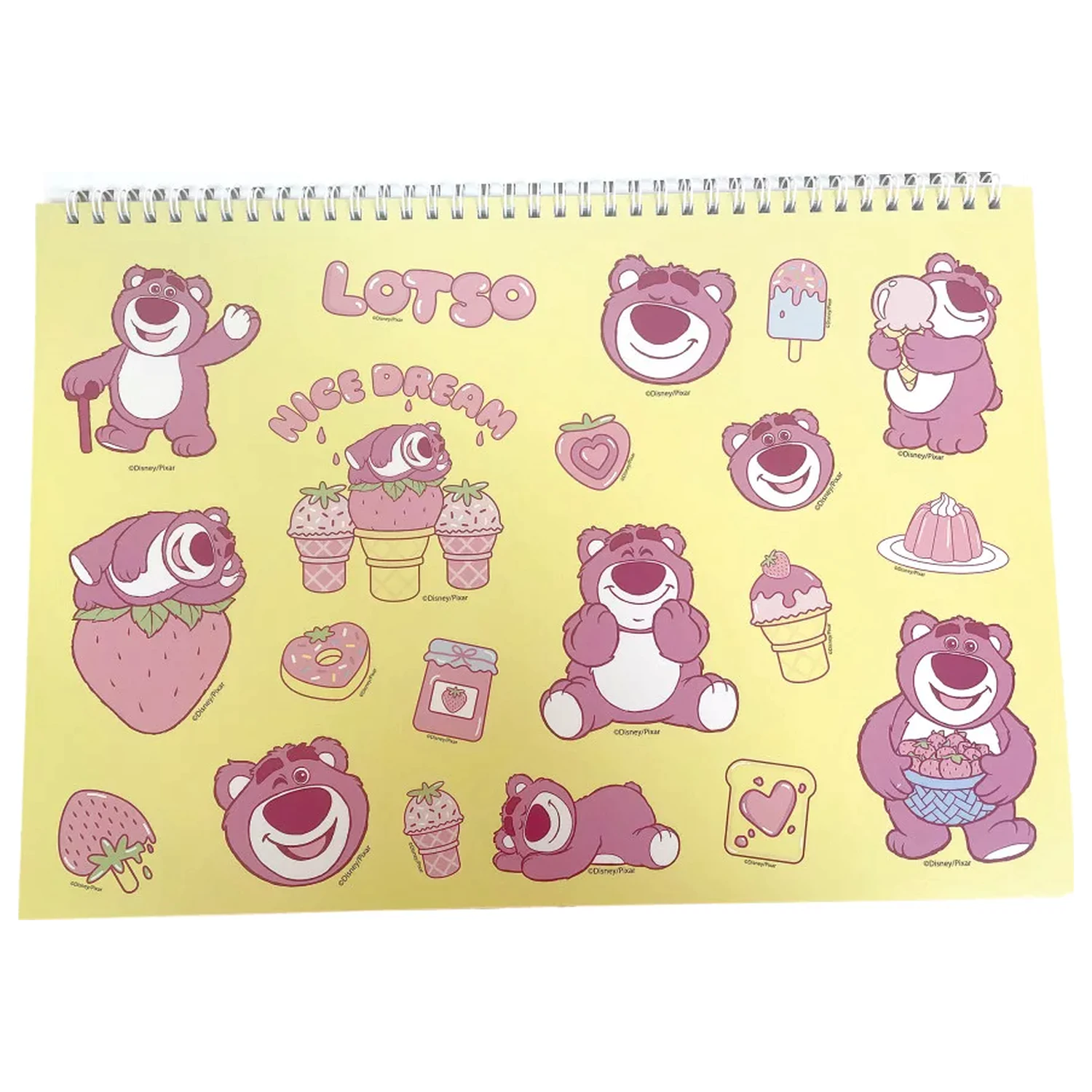 Disney Toy Story Lotso A4 spiralny szkicownik 40 arkuszy z naklejkami zdjęcie produktu