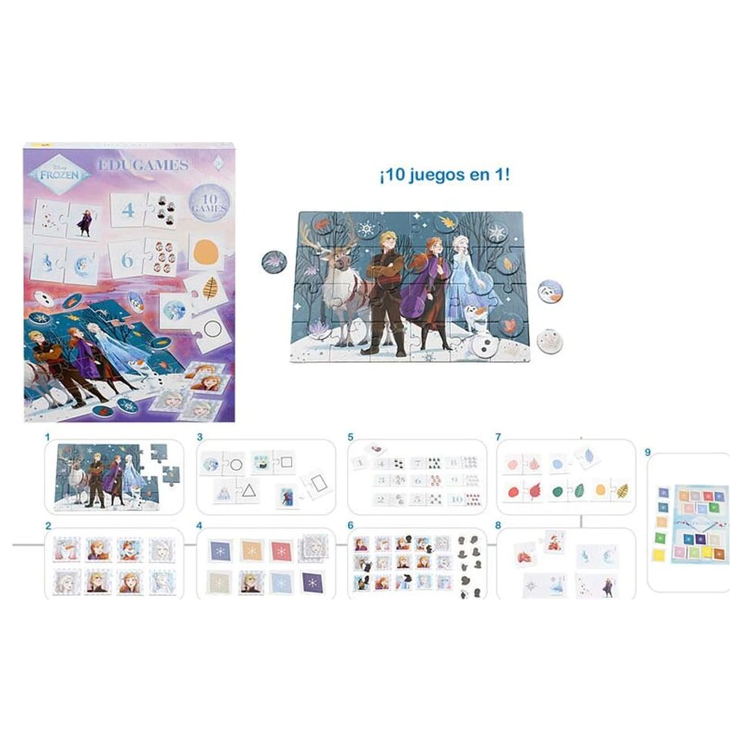 Disney Frozen gra 10 w 1 zdjęcie produktu