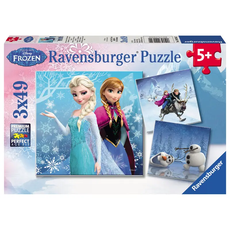 Disney Frozen 2 puzzle 3x49 elementów zdjęcie produktu
