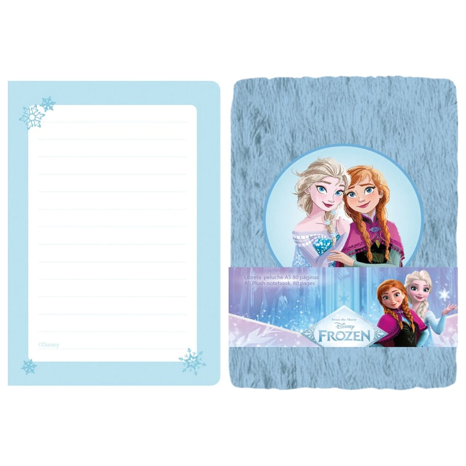 Disney Frozen A5 pluszowy notatnik zdjęcie produktu