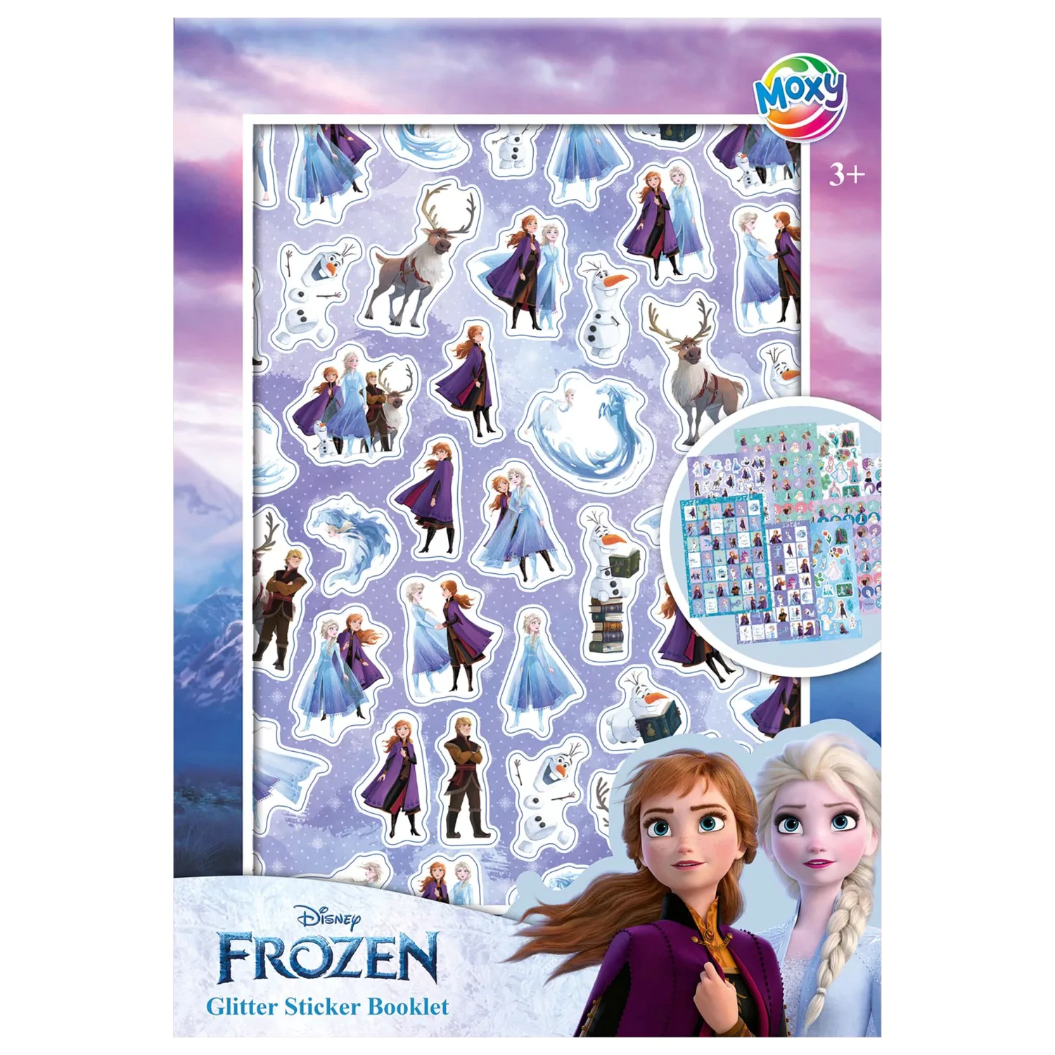 Disney Frozen Adventure Album na Naklejki Brokatowe 8 arkuszy zdjęcie produktu
