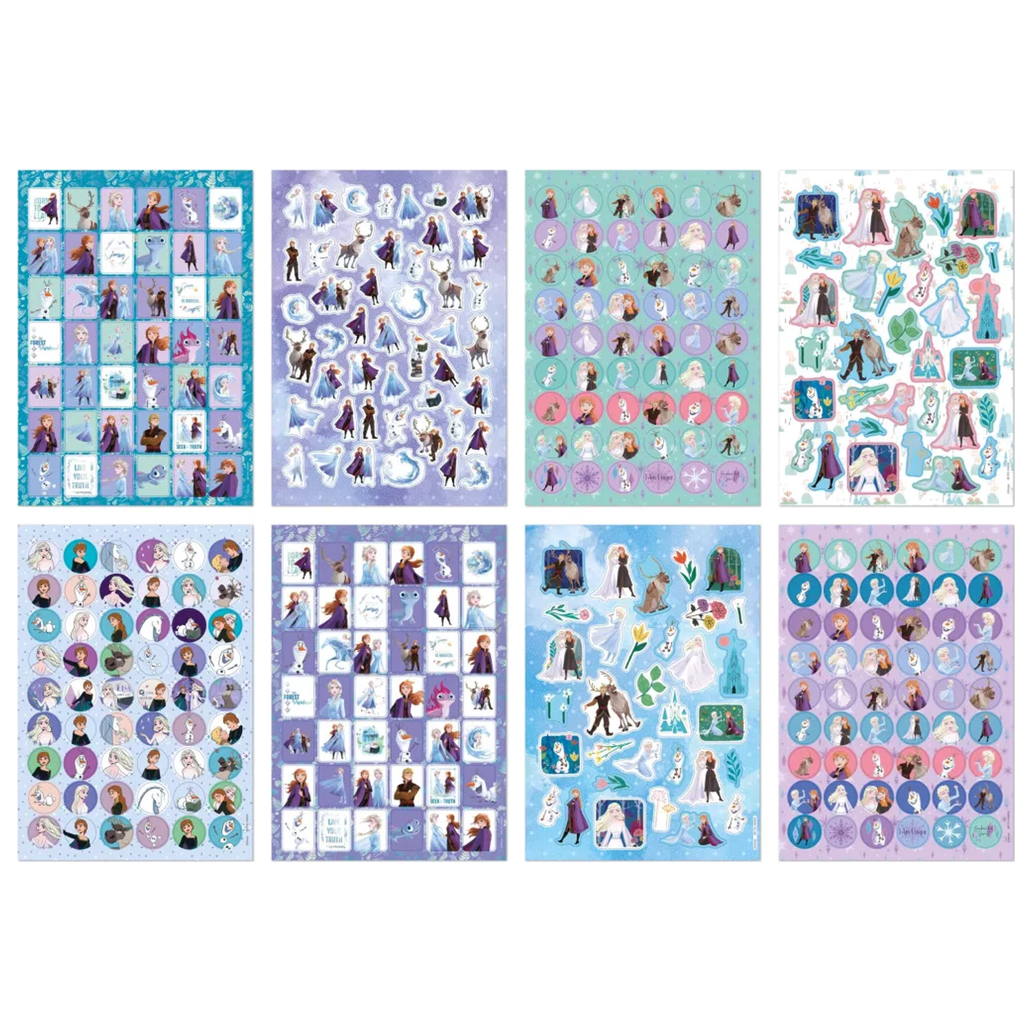 Disney Frozen Adventure Album na Naklejki Brokatowe 8 arkuszy zdjęcie produktu
