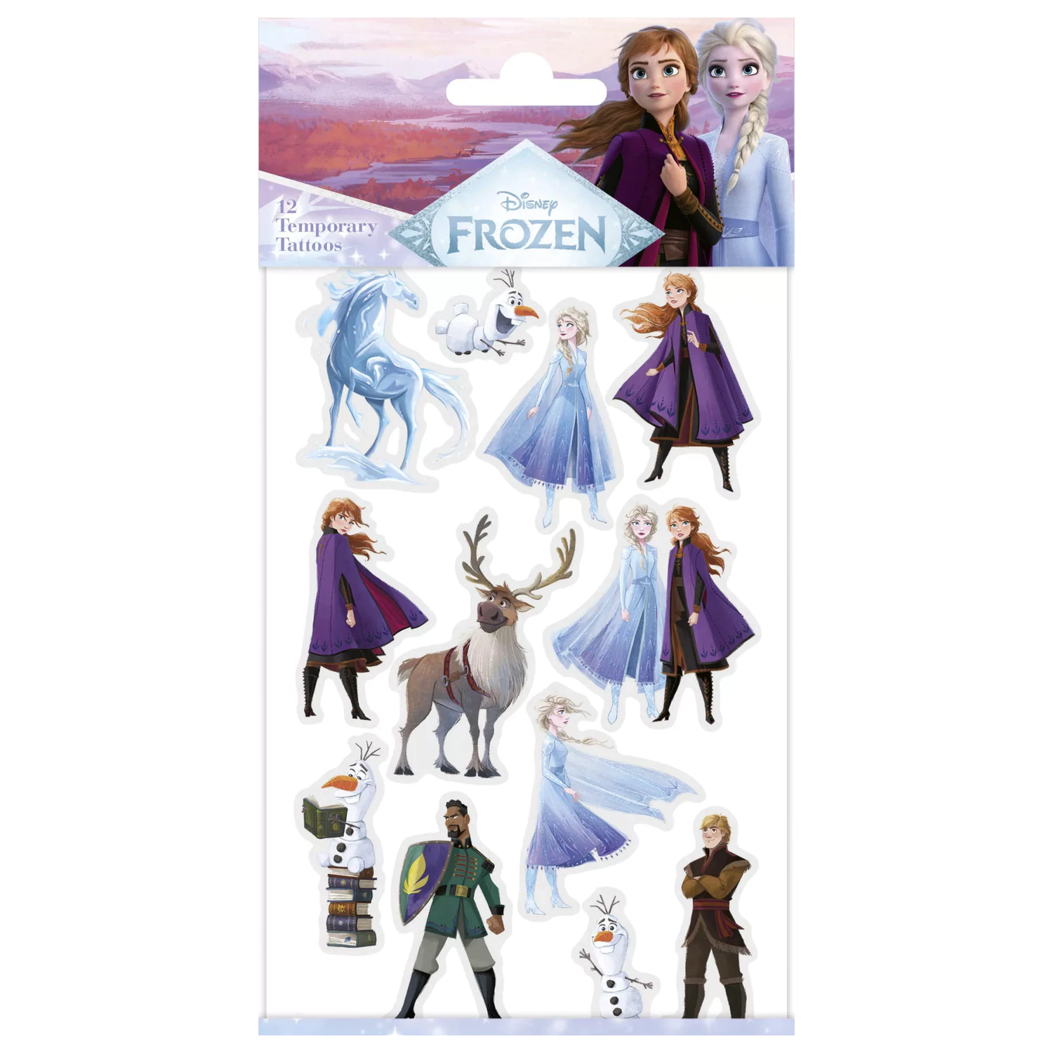 Disney Frozen Adventure Tatuaż 12-częściowy zdjęcie produktu