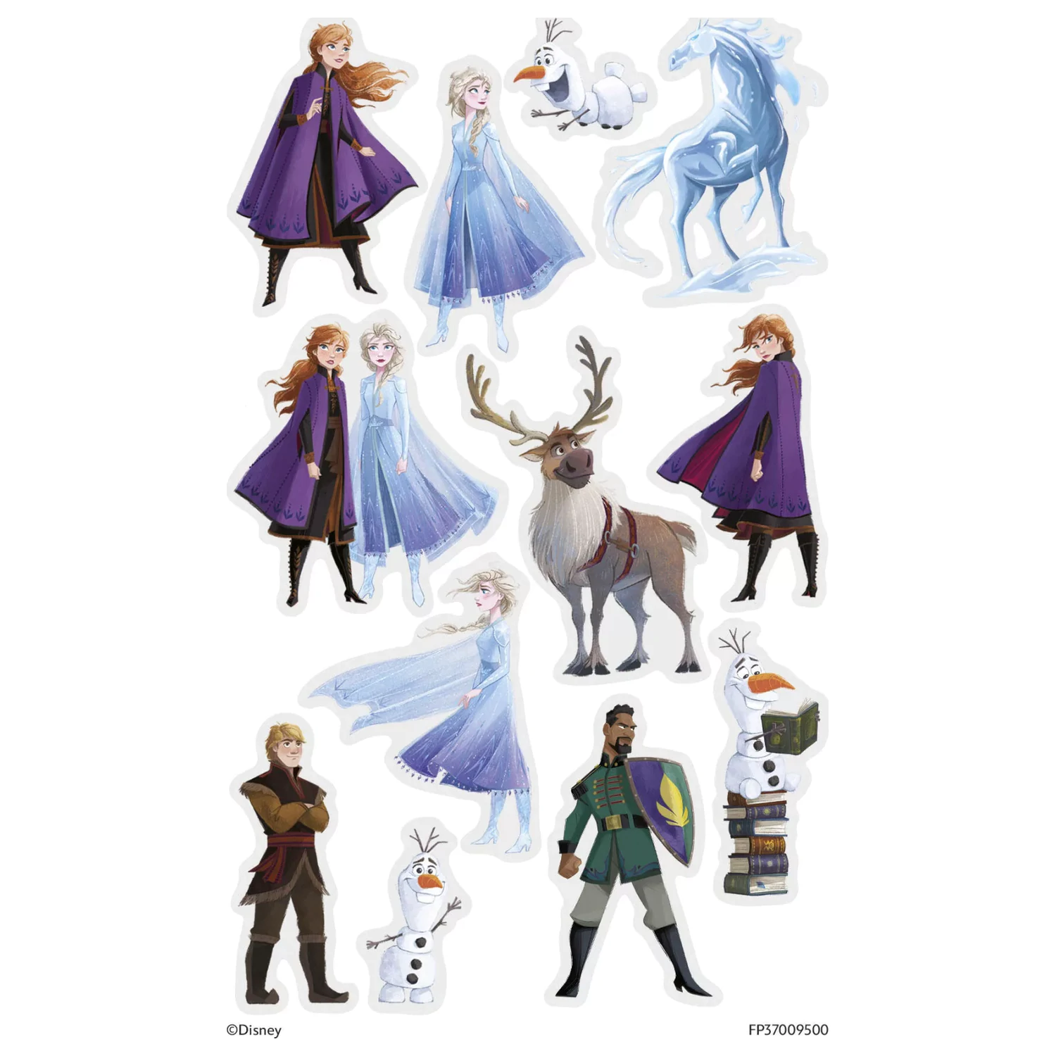 Disney Frozen Adventure Tatuaż 12-częściowy zdjęcie produktu
