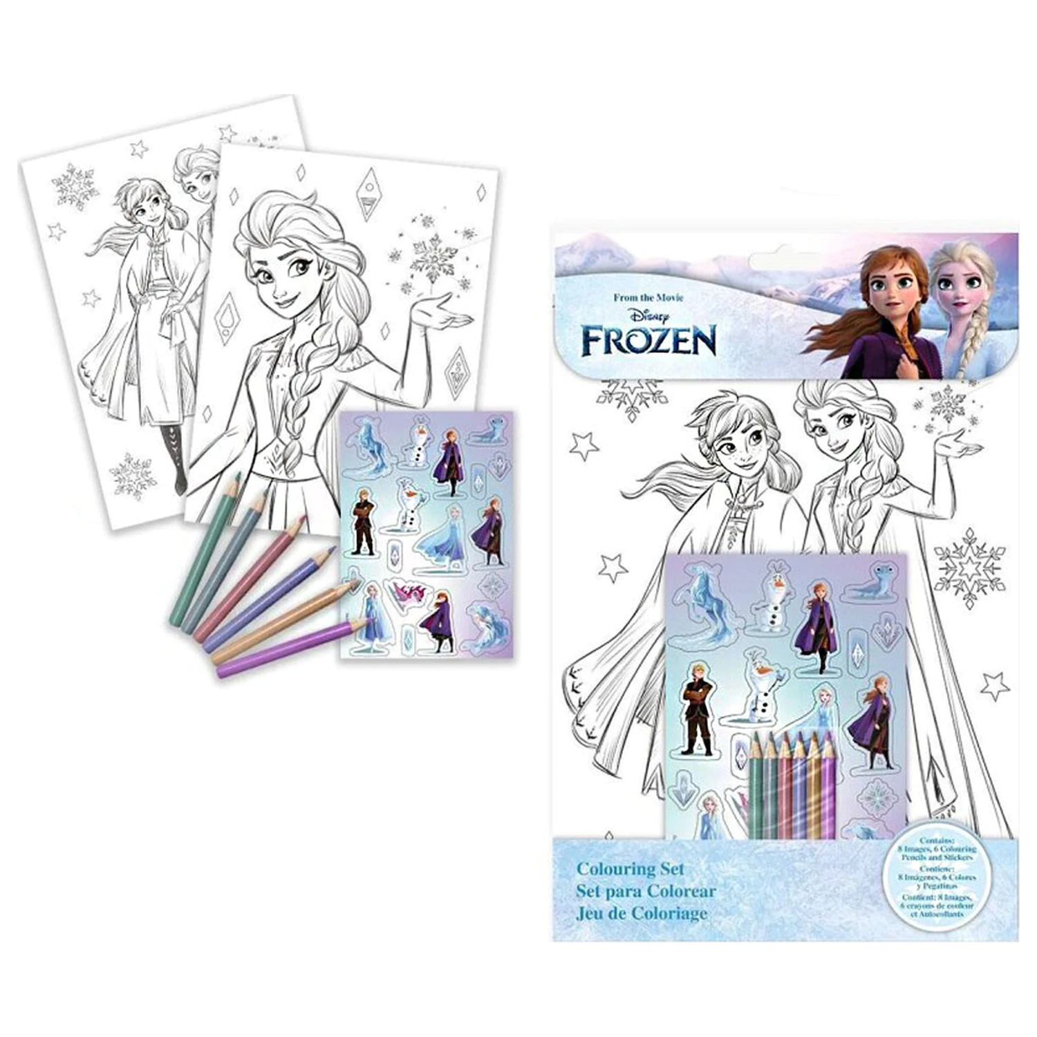 Disney Frozen Believe kolorowanka + zestaw naklejek zdjęcie produktu