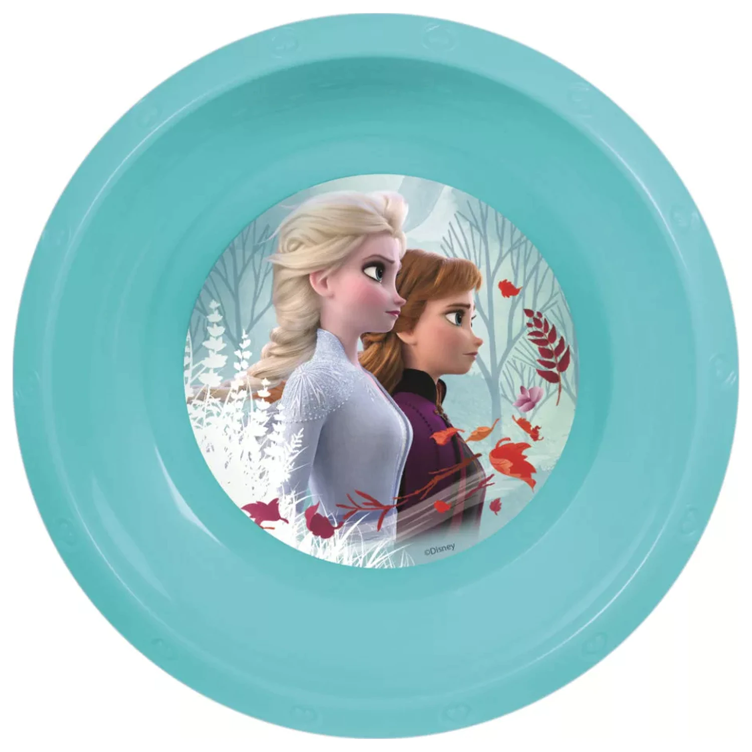 Disney Frozen Blue Forest plastikowy głęboki talerz zdjęcie produktu