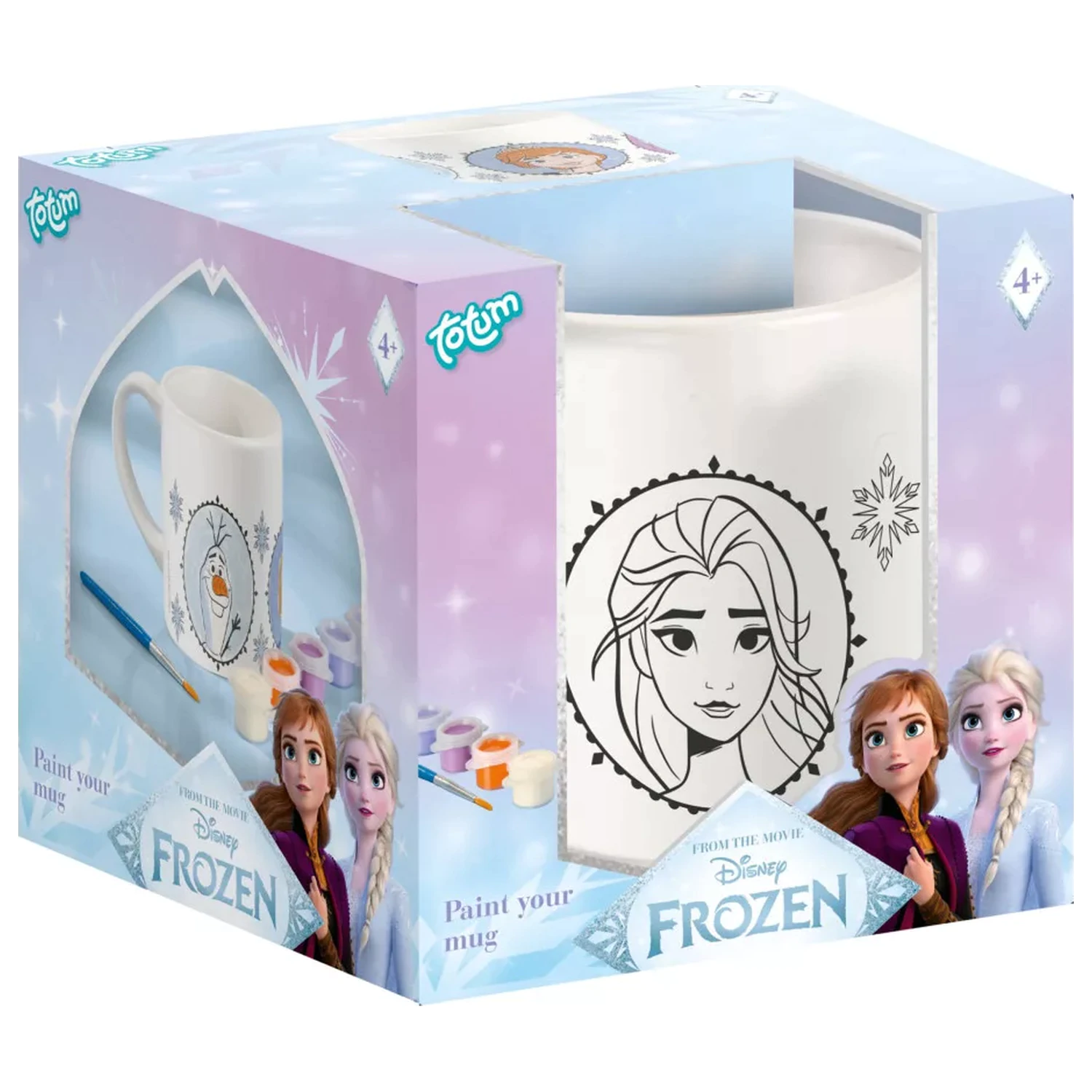 Disney Frozen Destiny malowany porcelanowy kubek 235 ml zdjęcie produktu