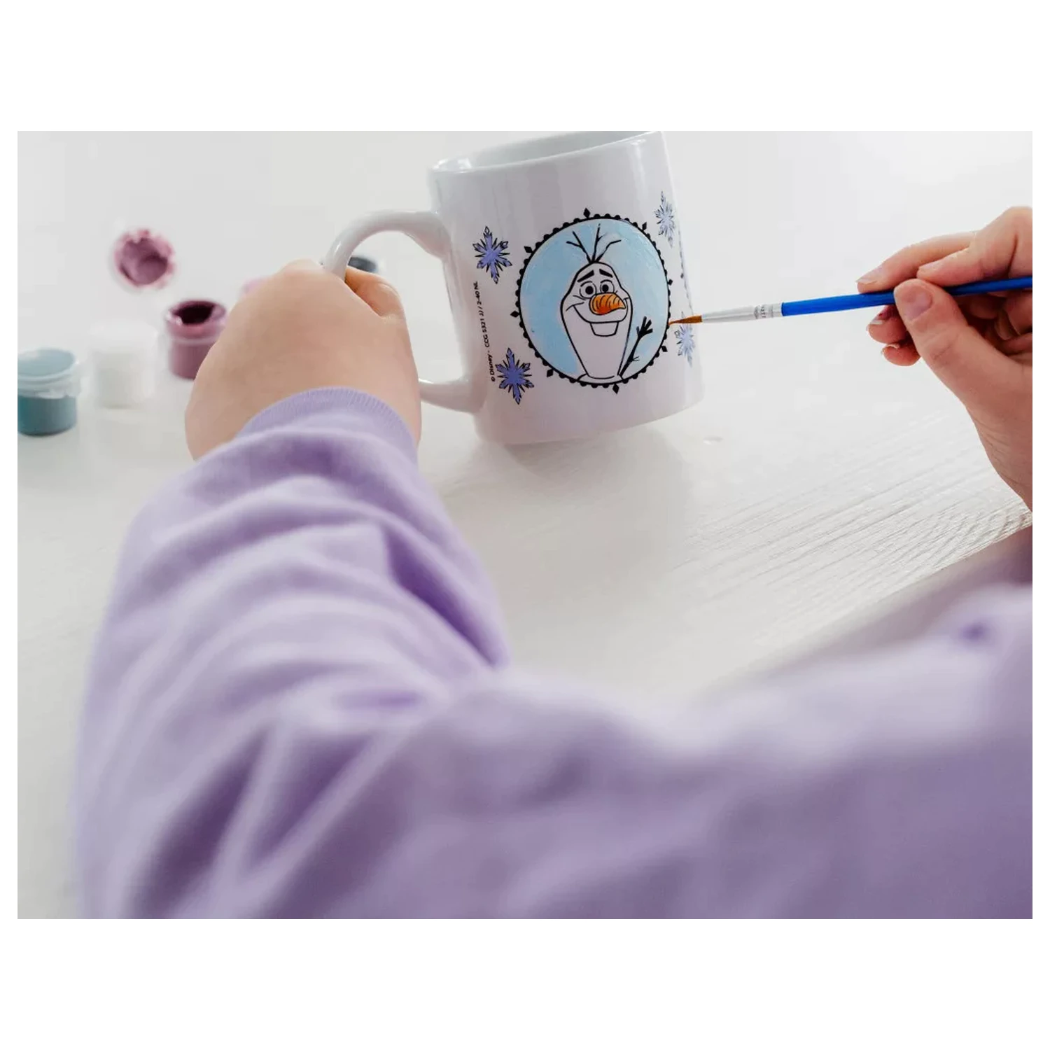Disney Frozen Destiny malowany porcelanowy kubek 235 ml zdjęcie produktu