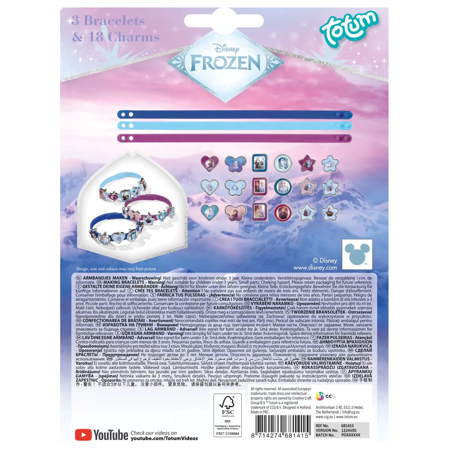 Disney Frozen Zestaw do Robienia Bransoletek Destiny zdjęcie produktu