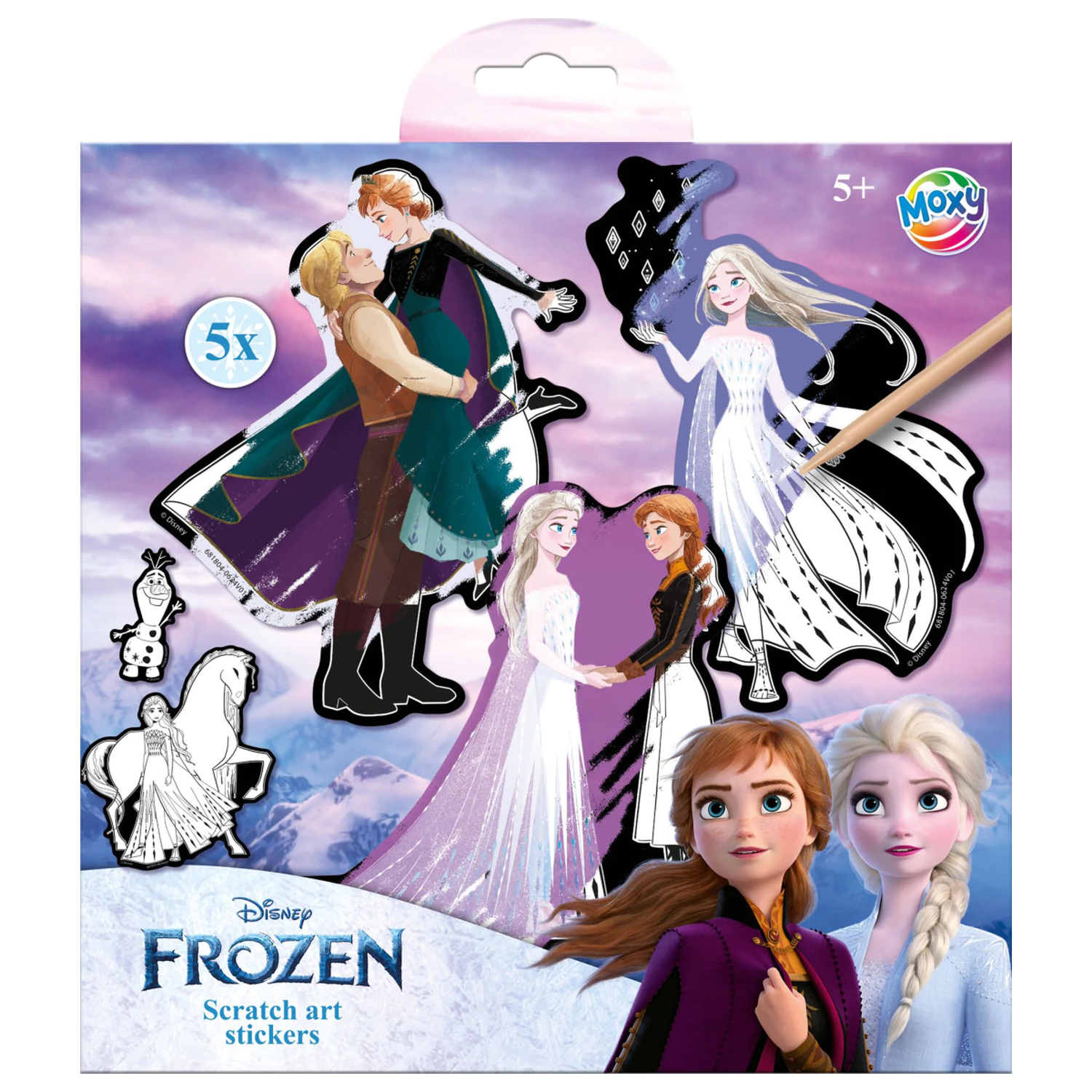 Disney Frozen Destiny Zestaw naklejek zdrapkowych zdjęcie produktu