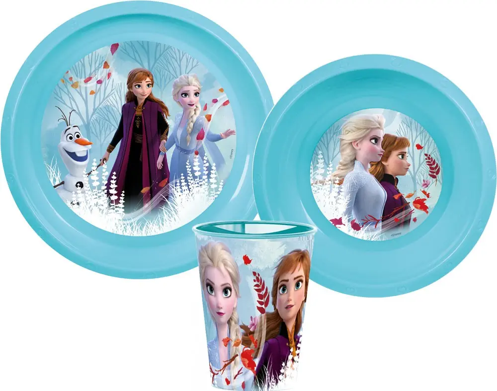 Zestaw naczyń Disney Frozen, zestaw plastikowy zdjęcie produktu