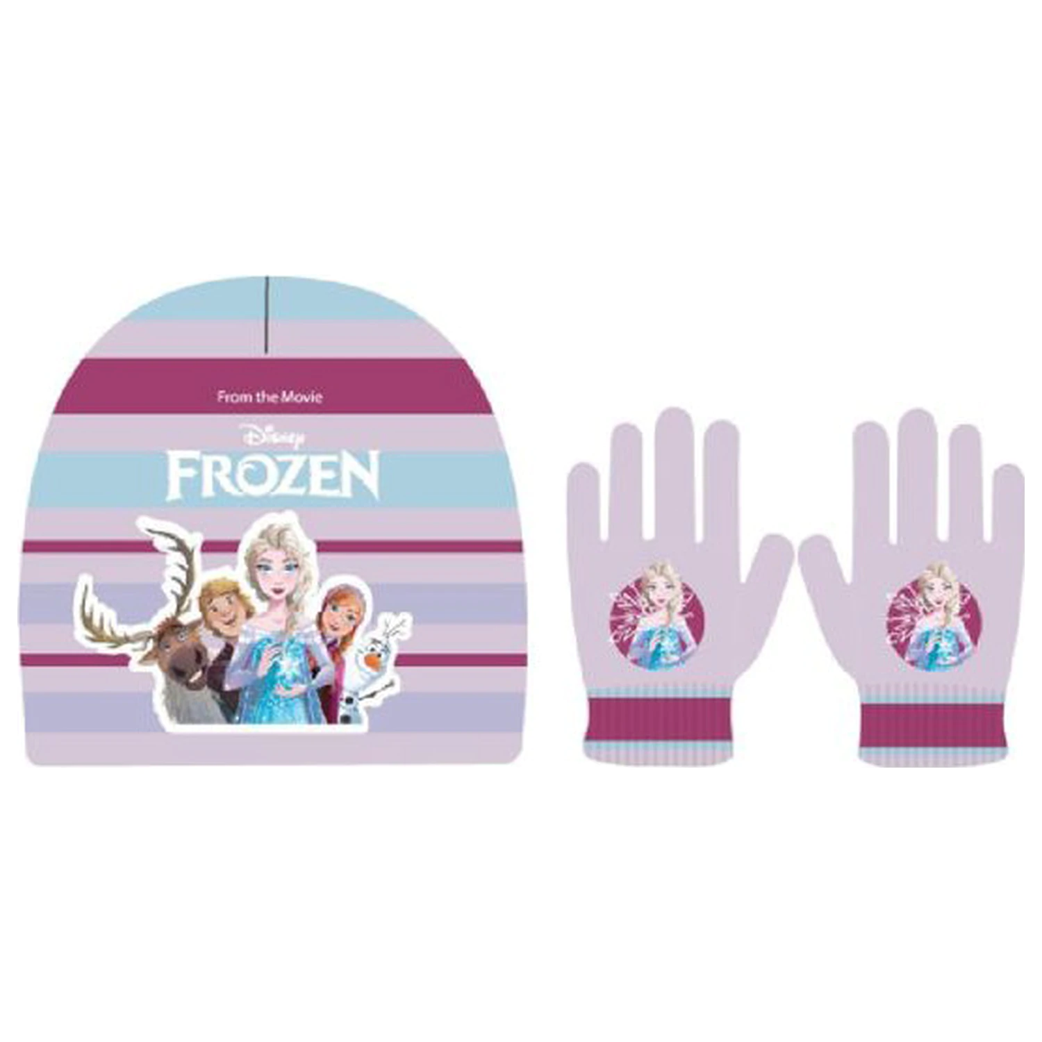 Disney Frozen Friends Dziecięca czapka i rękawiczki Zestaw zdjęcie produktu