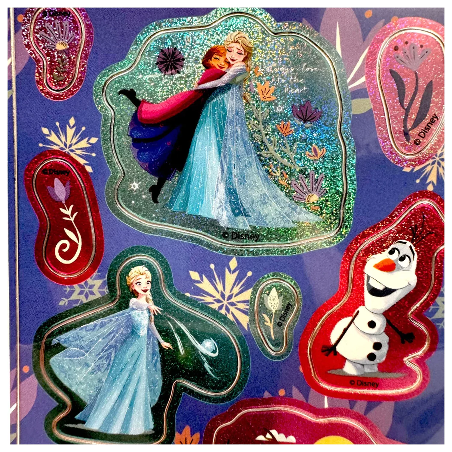 Disney Frozen Friends Hug Holographic zestaw naklejek zdjęcie produktu
